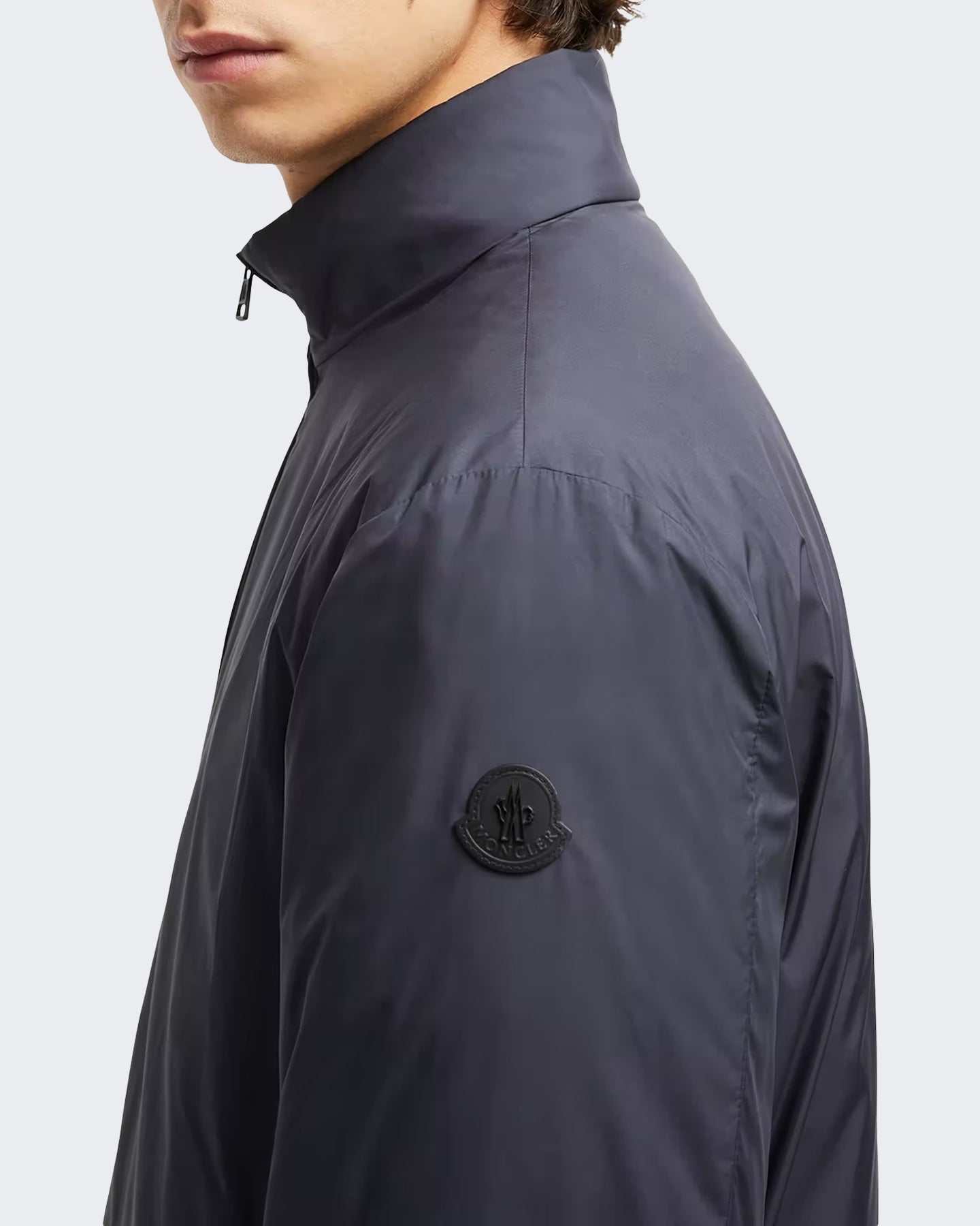 Moncler Moncler Heren Solienn gewatteerde Blauw jas - Eleganza.nl