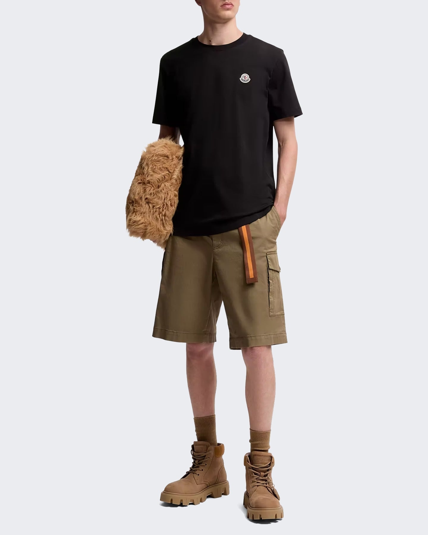 Moncler Moncler Heren T-shirt 3-pack met korte mouwen Zwart - Eleganza.nl