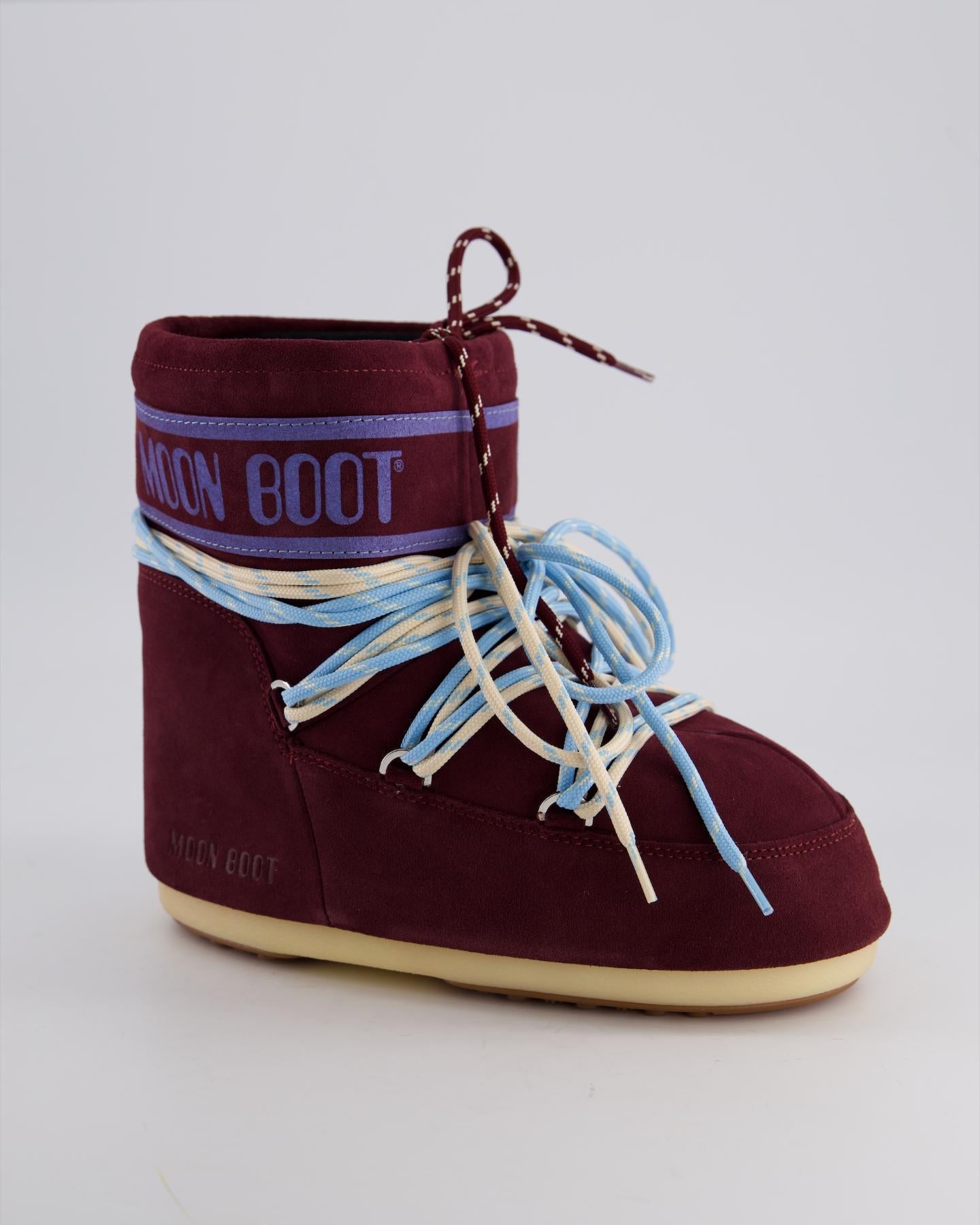 Moon boot Dames Icon Low Suede Rood - Eleganza.nl