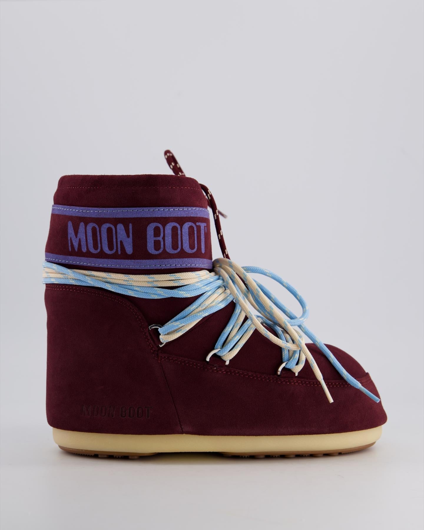 Moon boot Dames Icon Low Suede Rood - Eleganza.nl