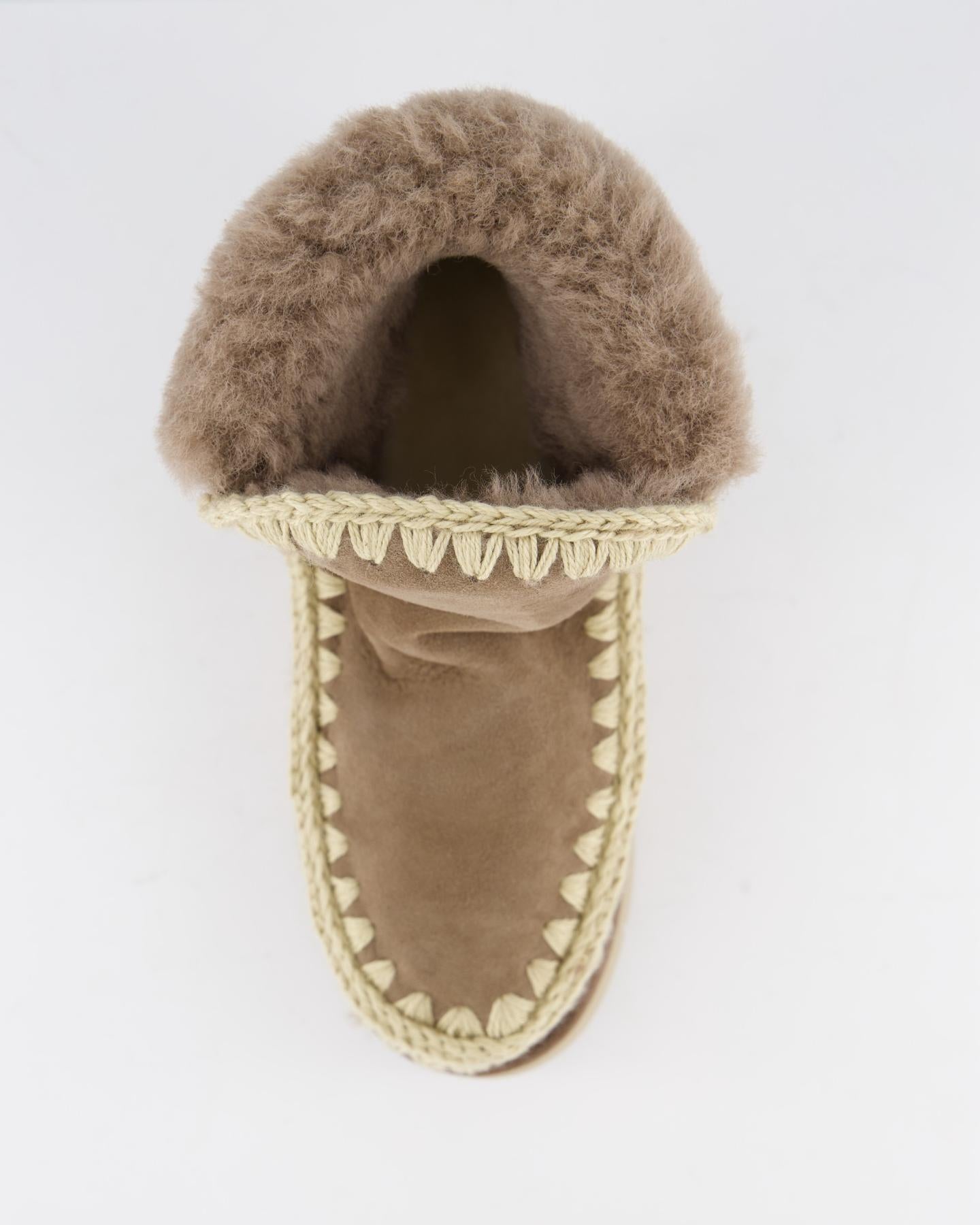 Mou Dames Bounce Welt Boot Furry Collar - Eleganza.nl
