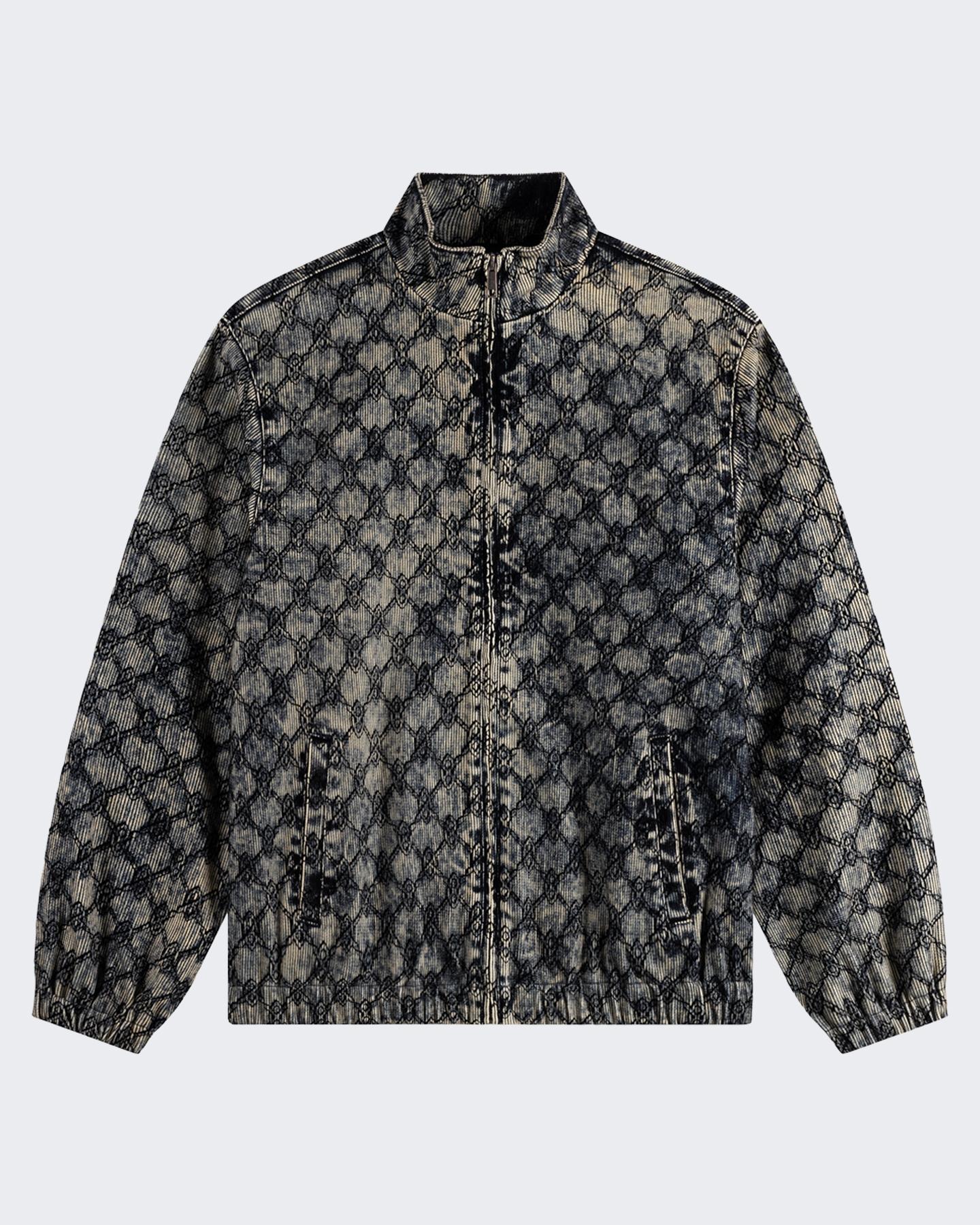 Heren Velvet Track Jacket