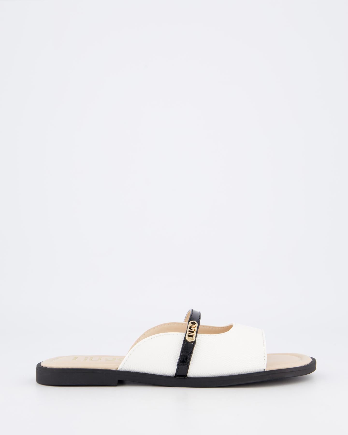 Dames Amira 933 Slippers Wit/Zwart