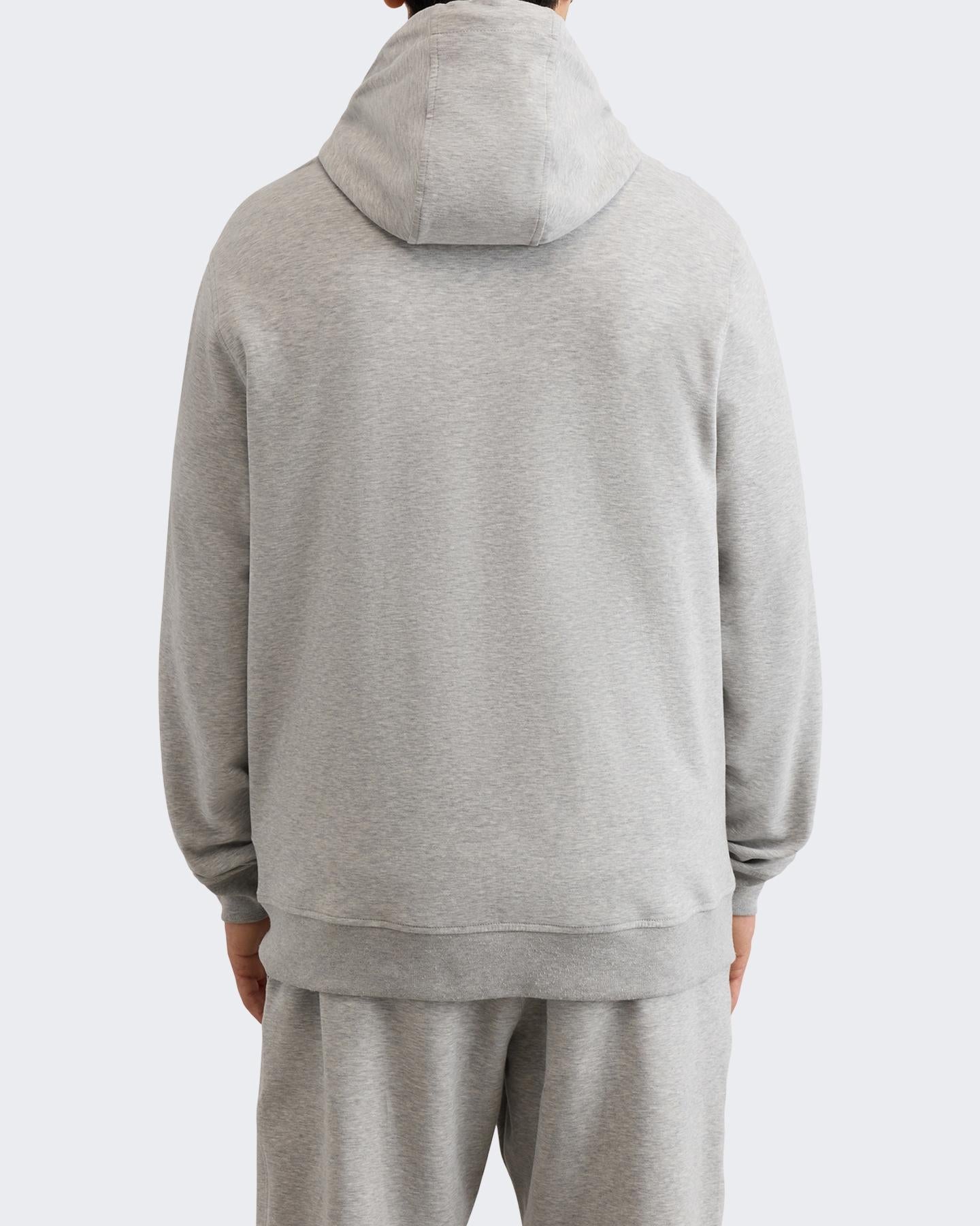 Heren Peach Effect Hoodie Grijs