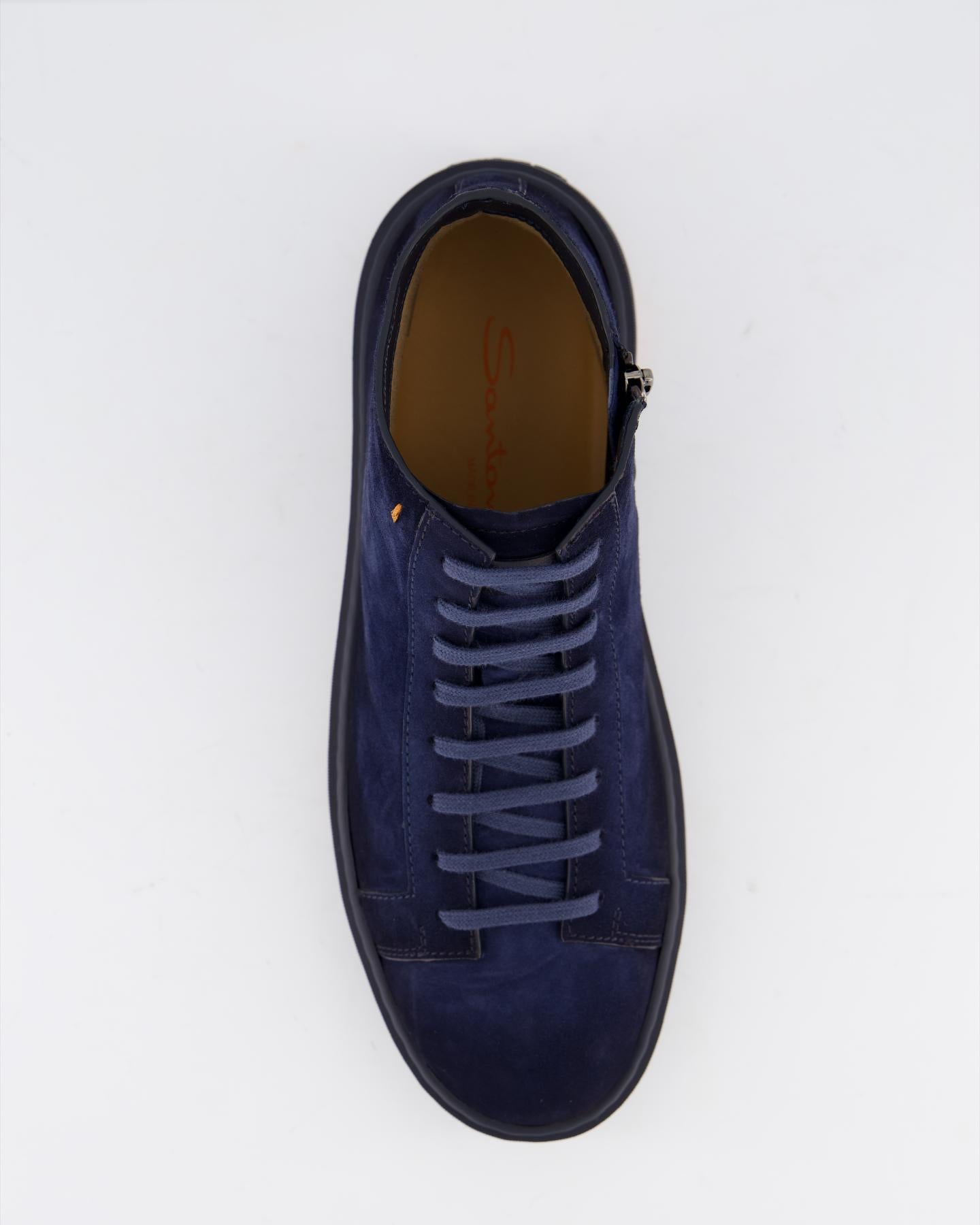 Heren Dump High Sneaker Blauw