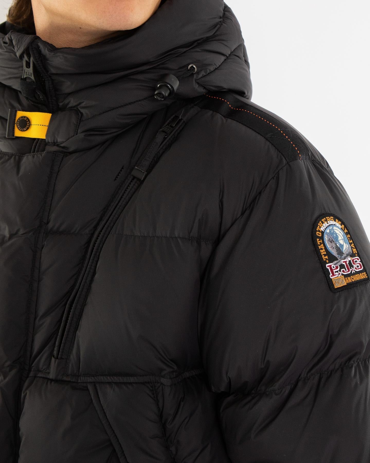 Heren Cloud Man Hooded Jacket Zwart