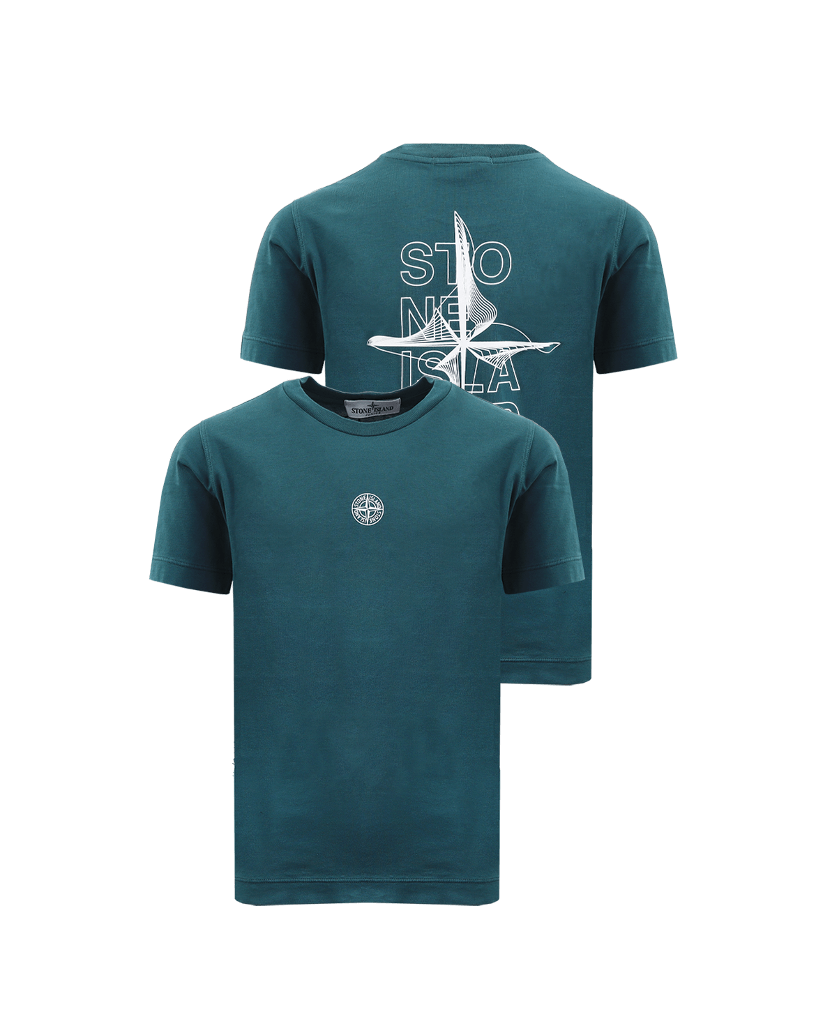 Kids Compass Logo on Back Groen