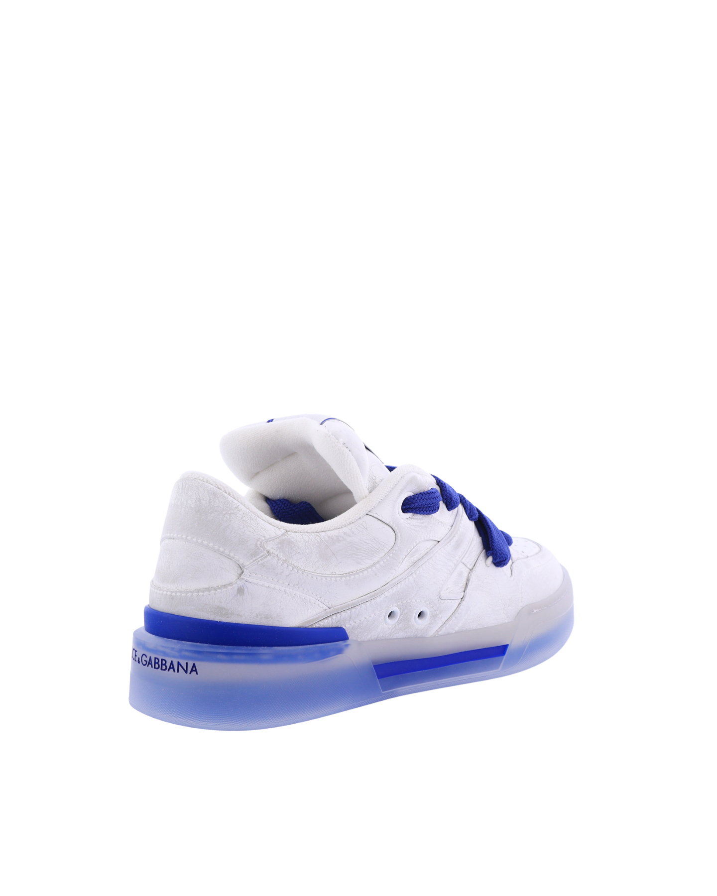 Heren New Roma Sneaker Wit/Blauw