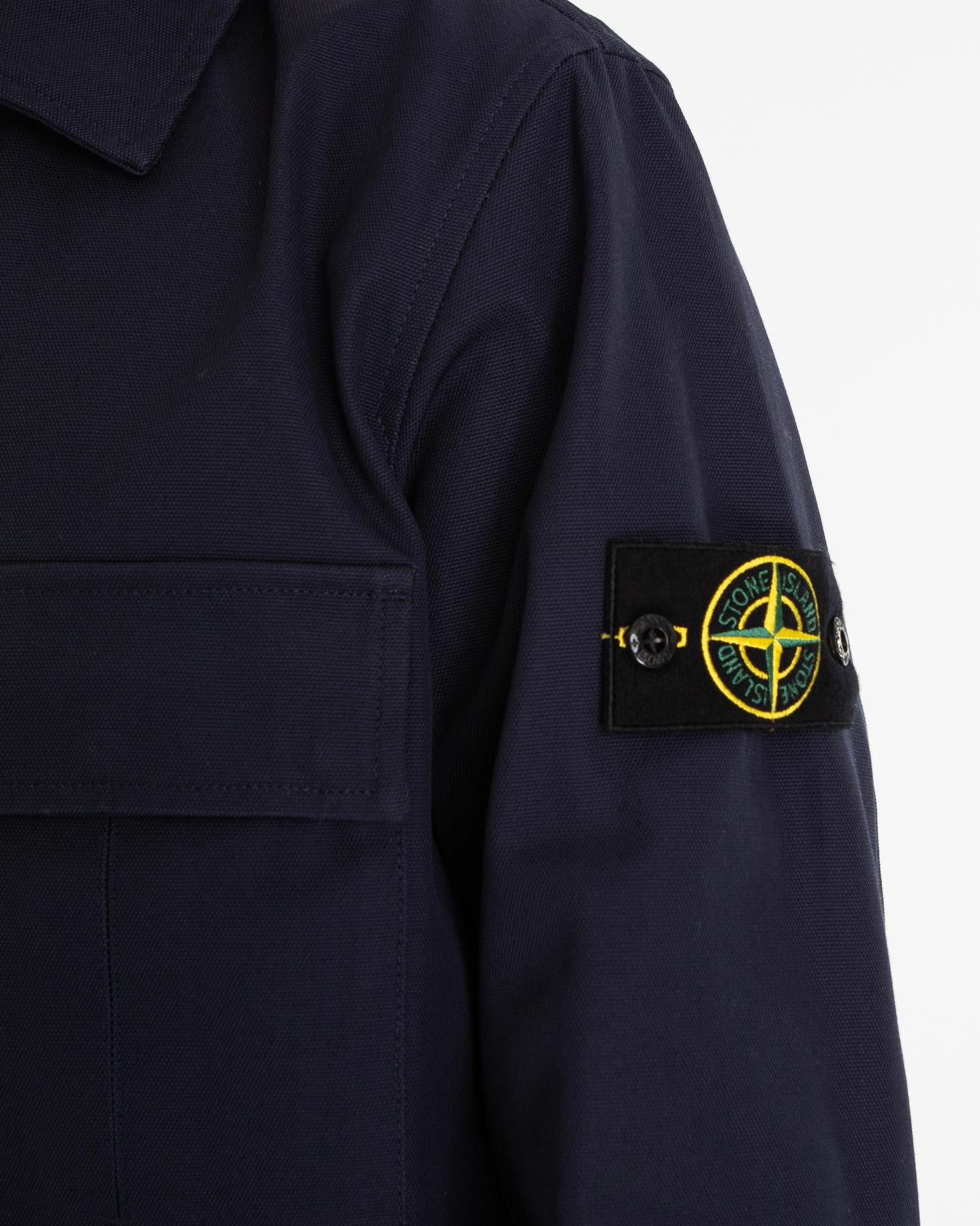 Heren Full Zip overshirt Blauw