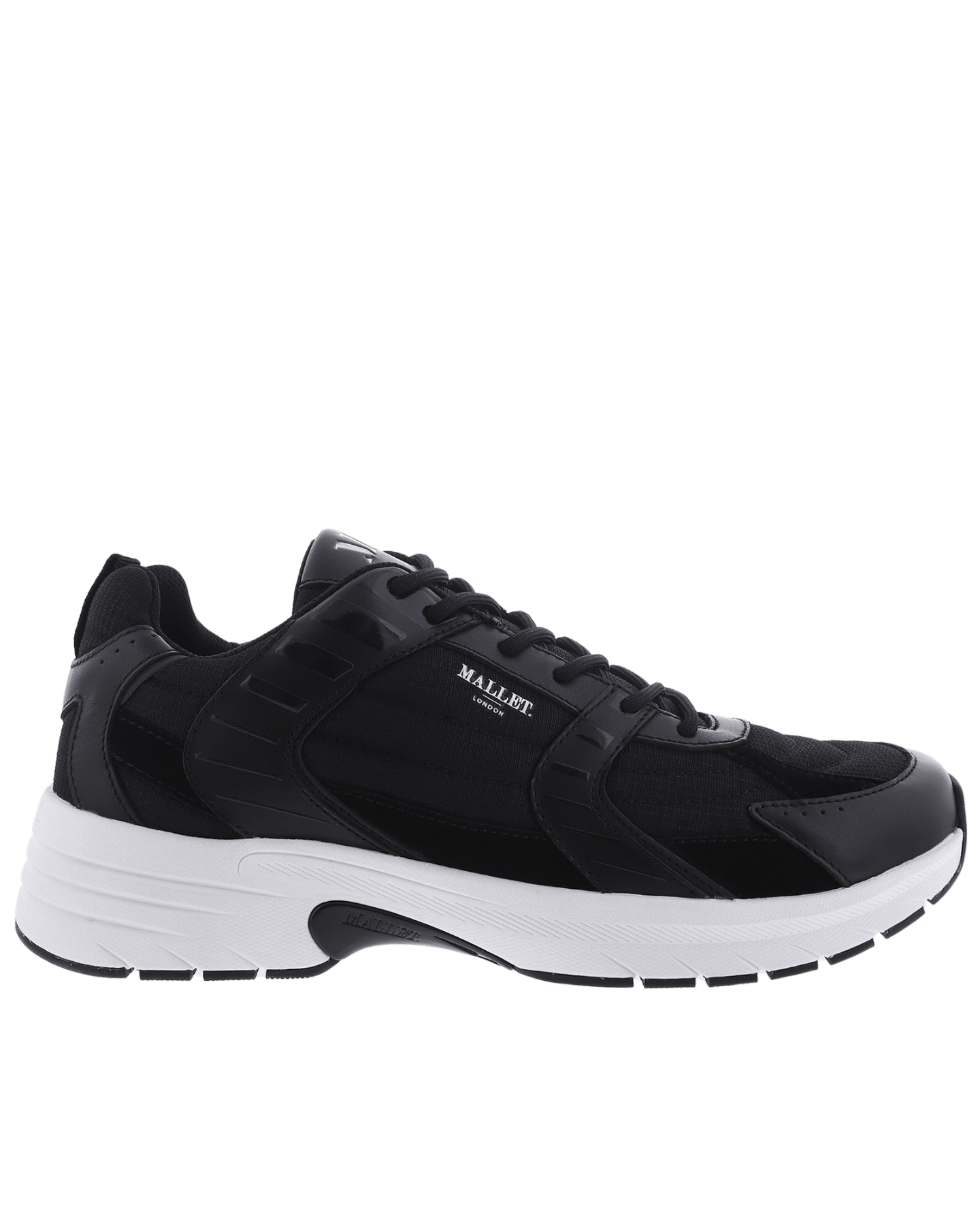 Mallet Footwear Heren Holloway Sneaker Zwart Eleganza