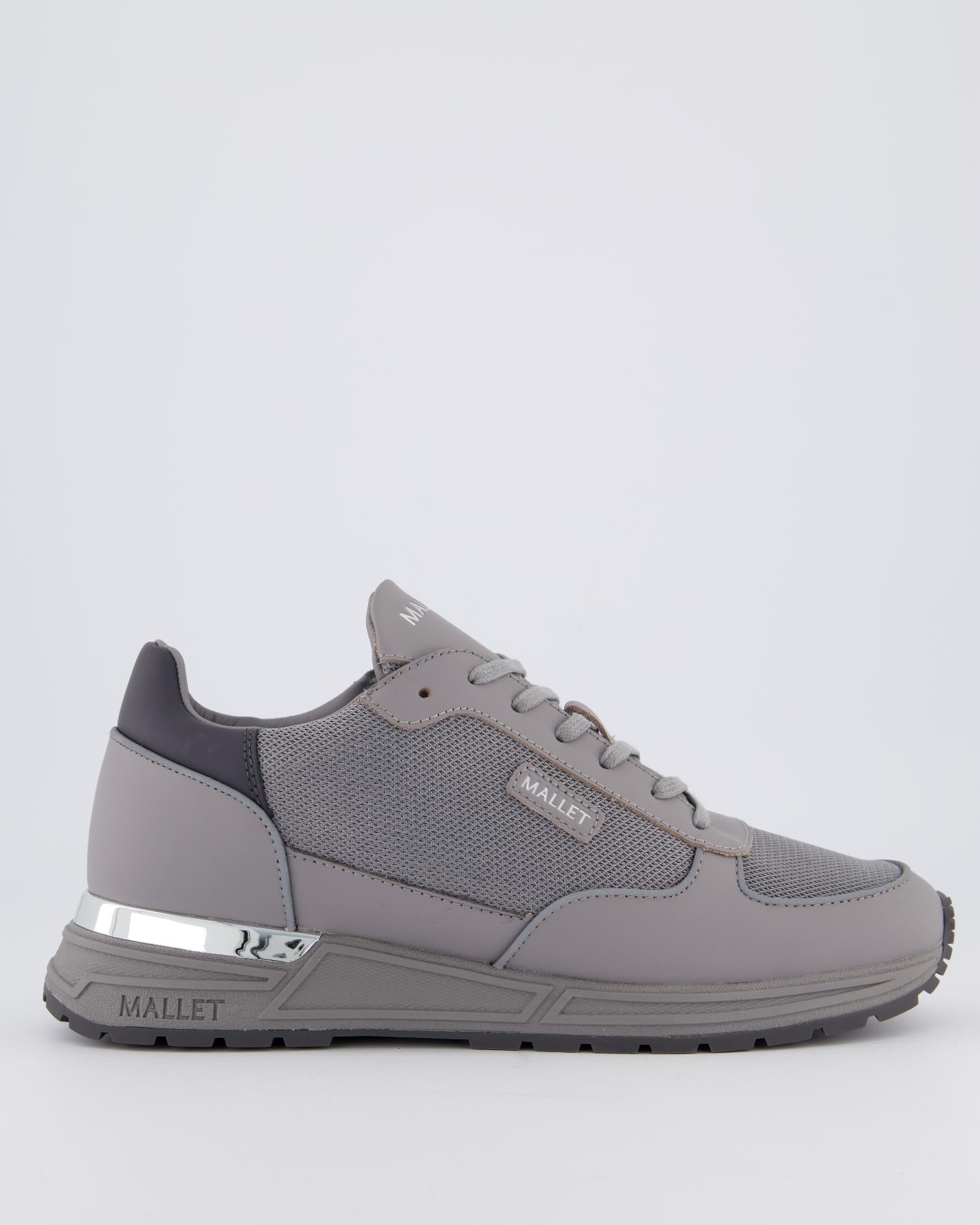 Mallet Footwear Heren Popham Lite Triple Grey Eleganza