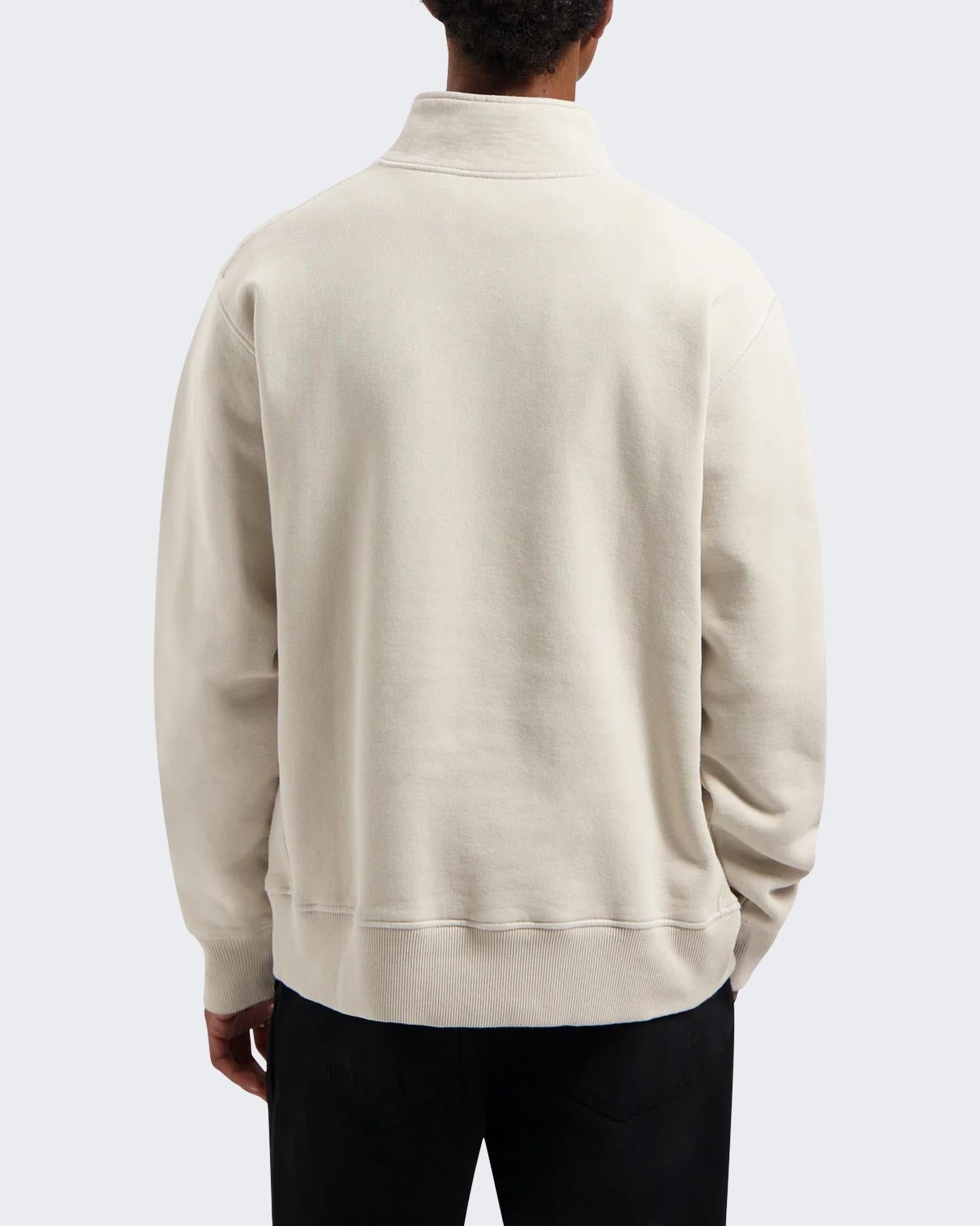 Heren Signature Half Zip Grijs