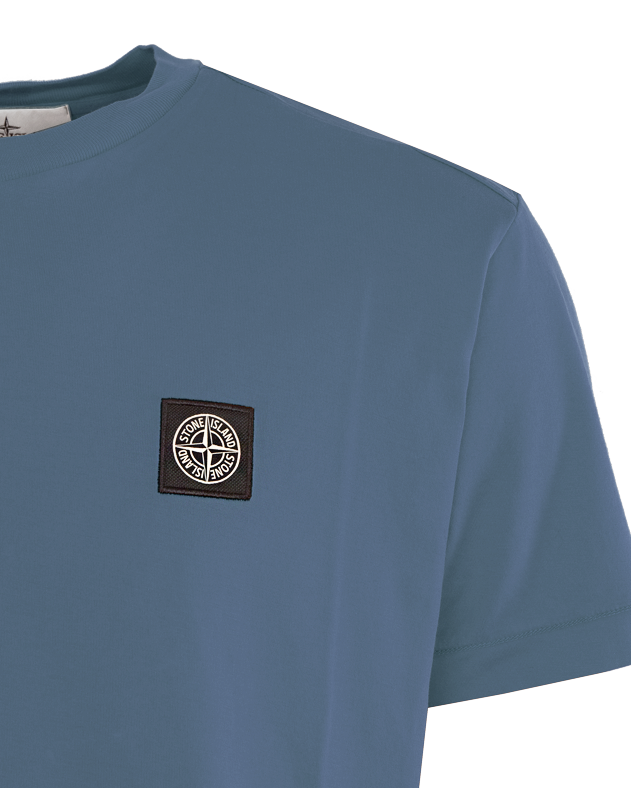 Heren Logopatch T-Shirt Blauw