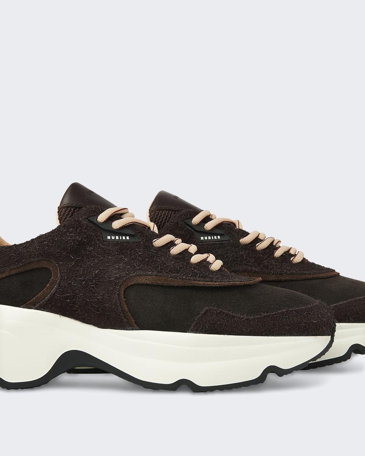 Nubikk Dames Ross Zay sneaker Bruin - Eleganza.nl