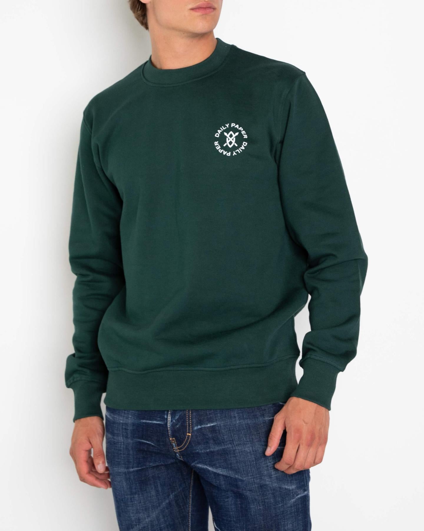 Heren Circle Sweater Groen