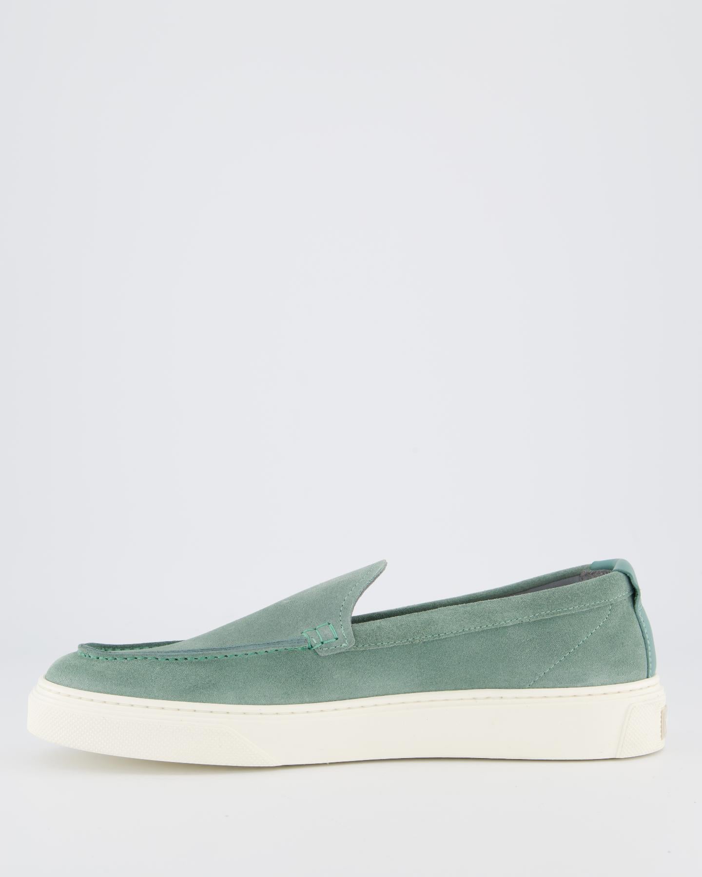 Heren Boat Slip On Loafer Groen