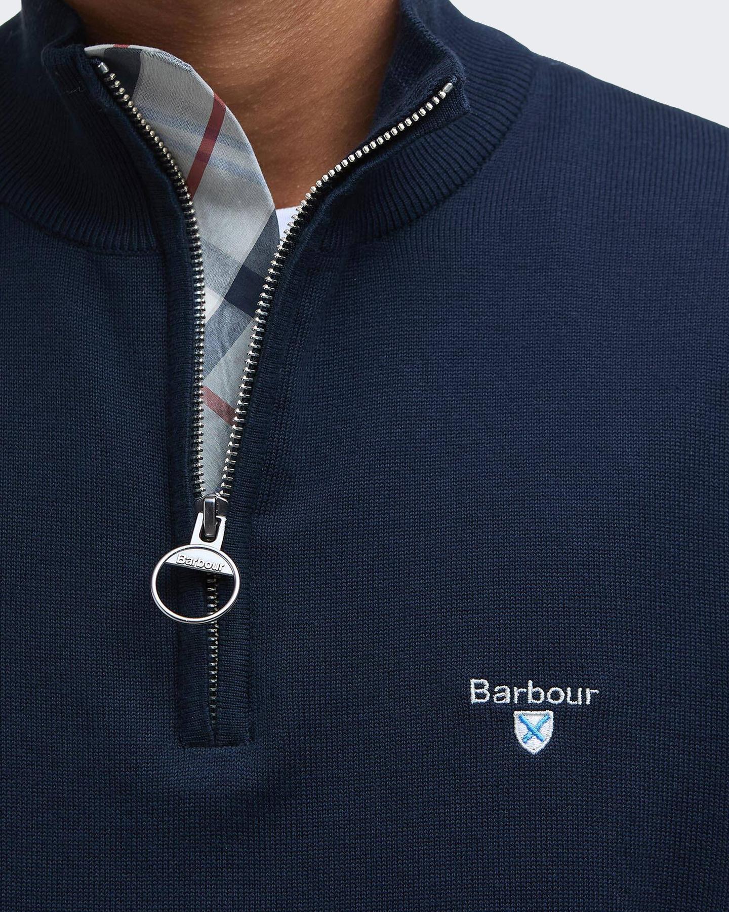 Heren Lingwood HalfZip Sweater Blauw