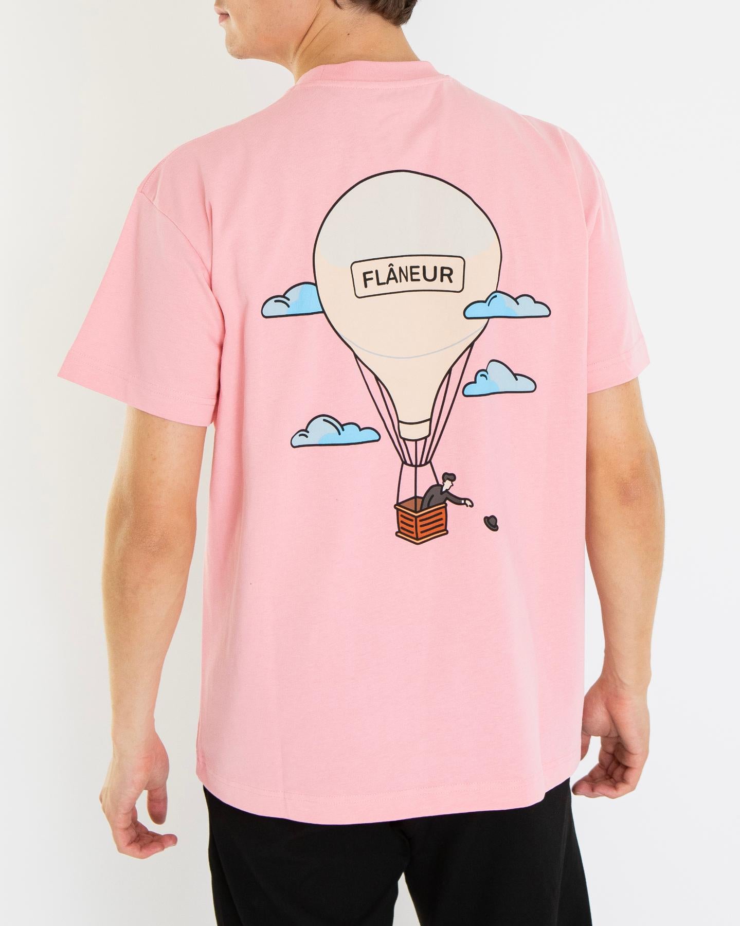 Heren Aéronautique T-Shirt Roze