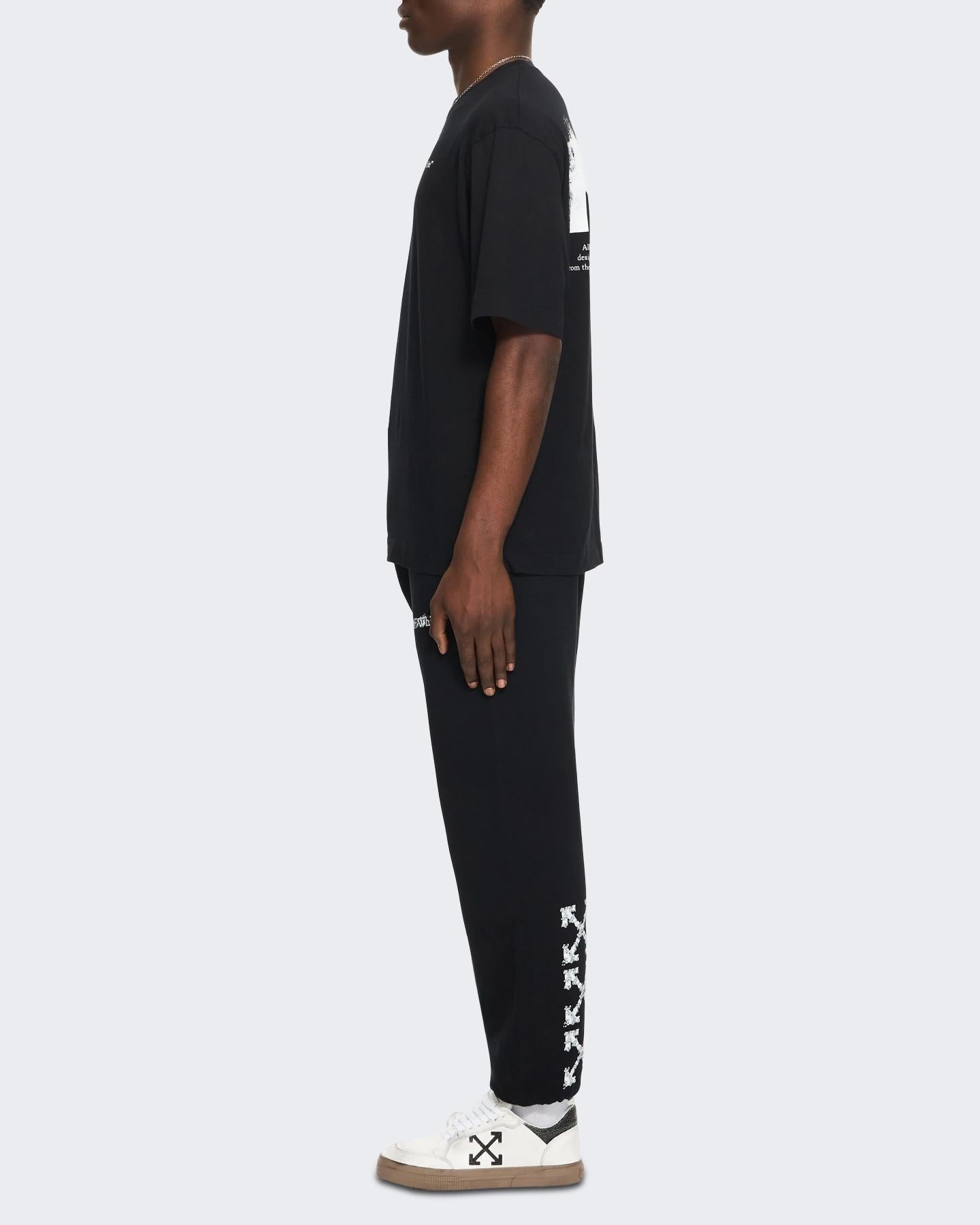 OFF WHITE Heren Half Arrows Tee - Eleganza.nl