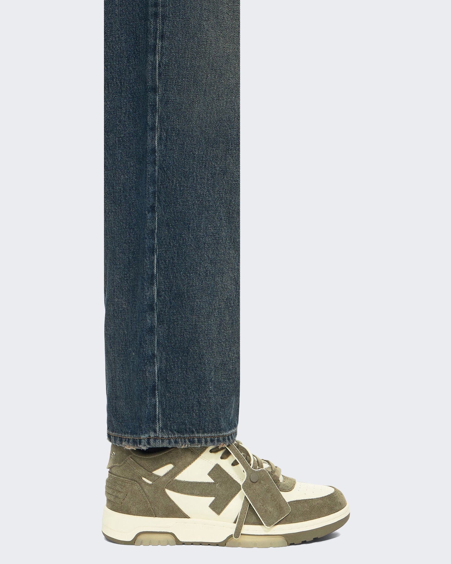 OFF WHITE Heren Out Of Office sneaker Groen met Groen - Eleganza.nl