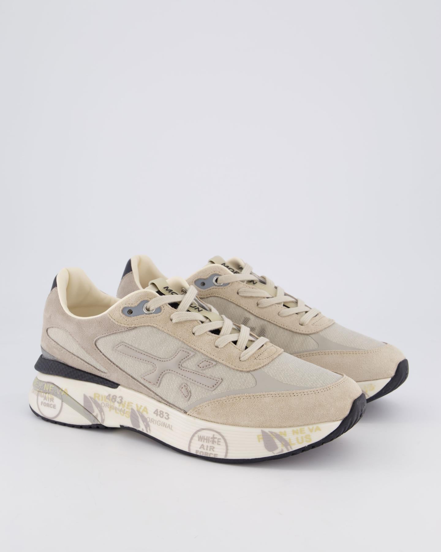 Heren Moerun Sneaker Beige/Grijs