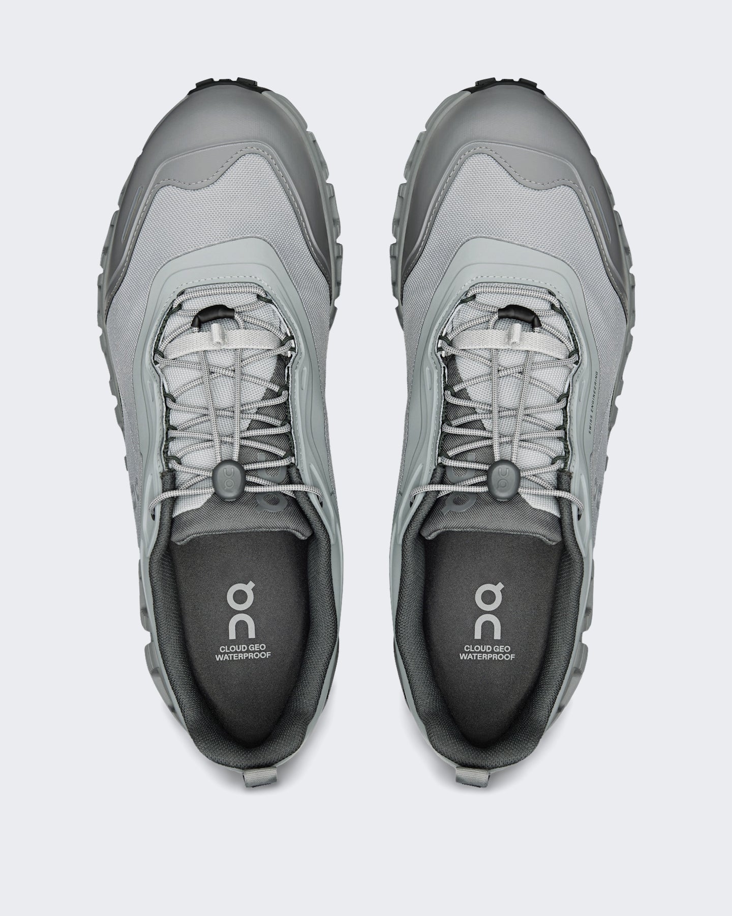 On Heren Cloud 6 Geo WP waterbestendige sneaker in grijs - Eleganza.nl