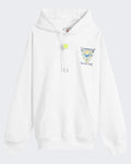 Casablanca Heren Tennis CLub Icon Hoodie Wit — huidige kleur