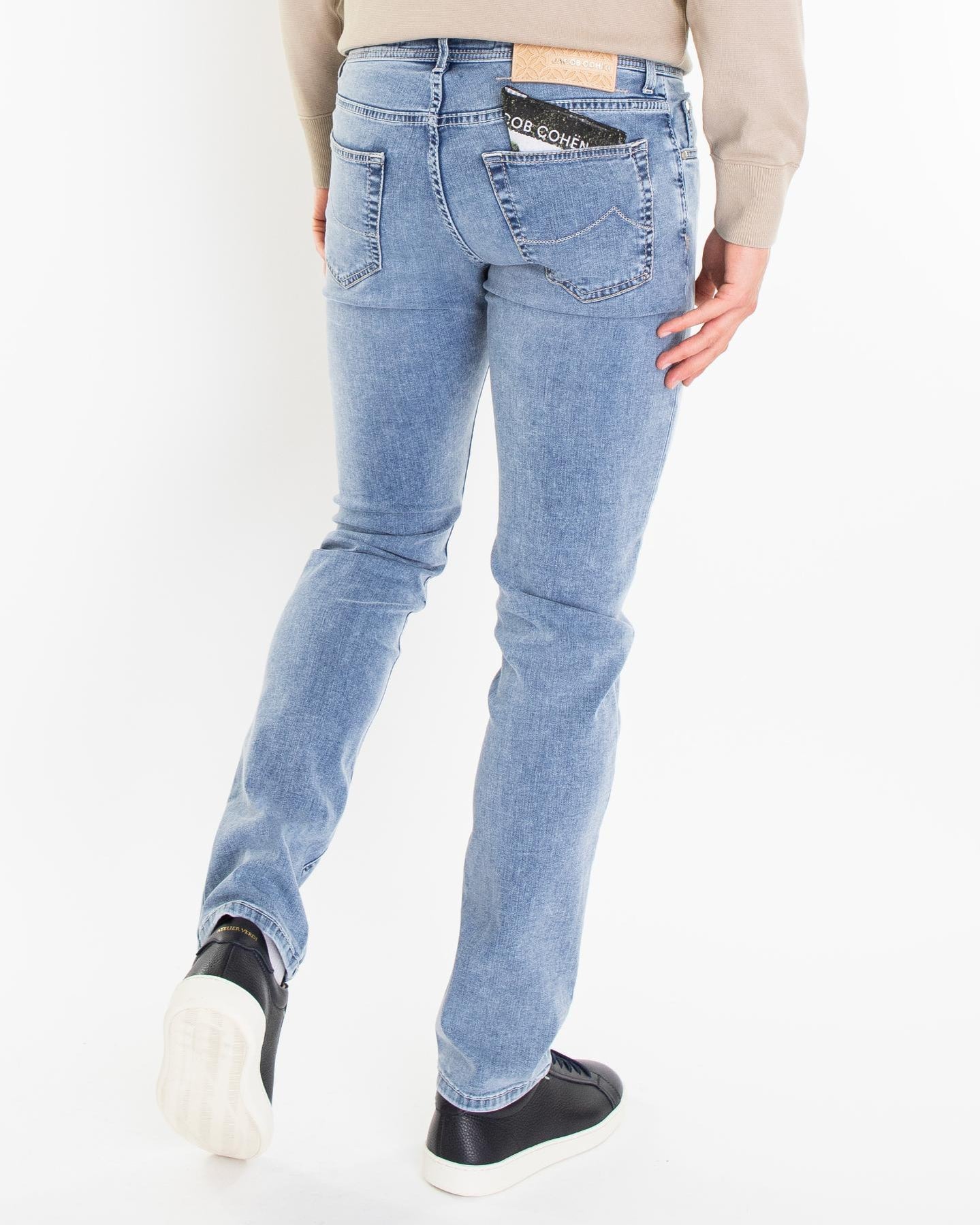Heren Super Slim Nick Medium Blauw