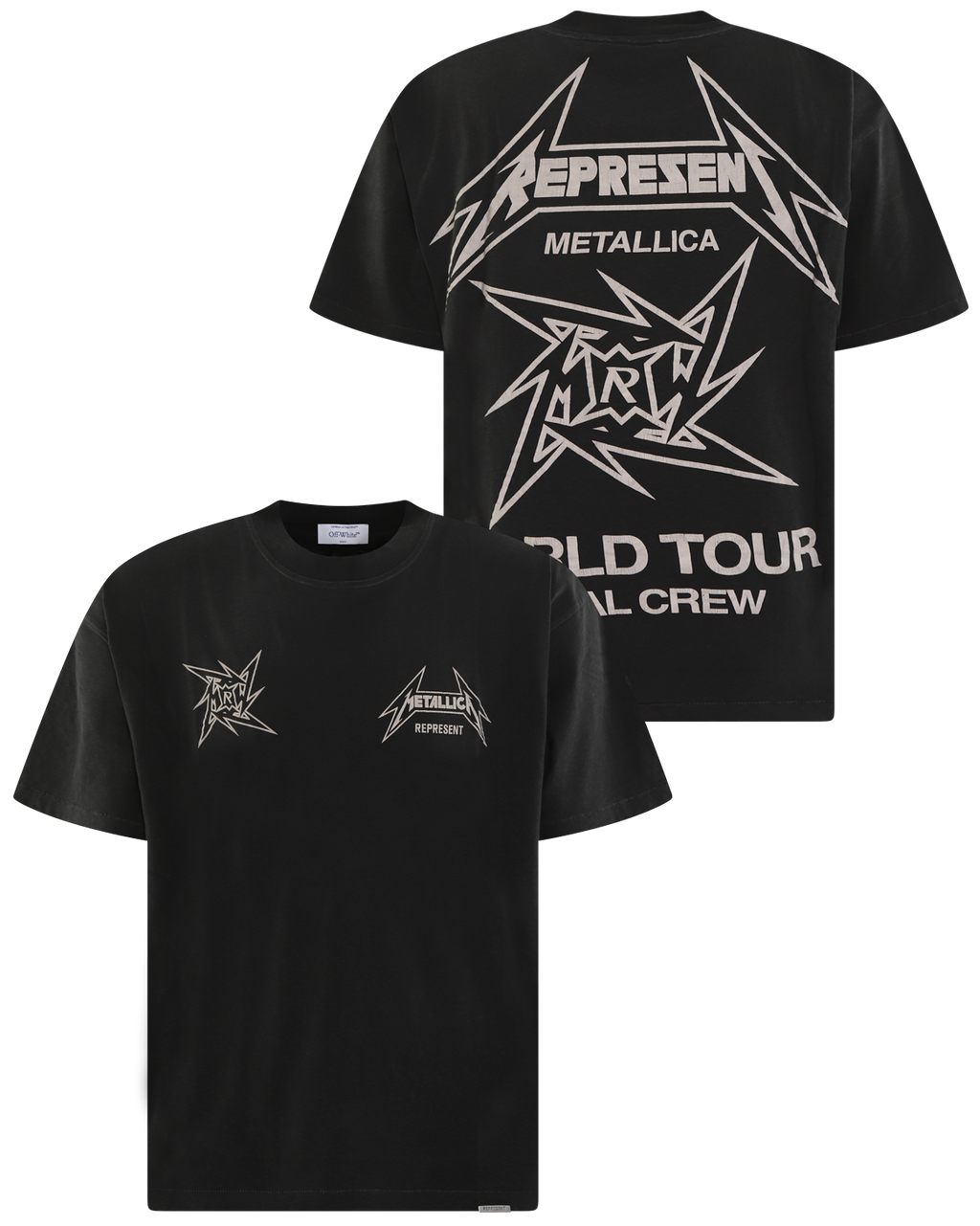 Represent Heren Metallica 40Year T-Shirt Zwart - Eleganza.nl