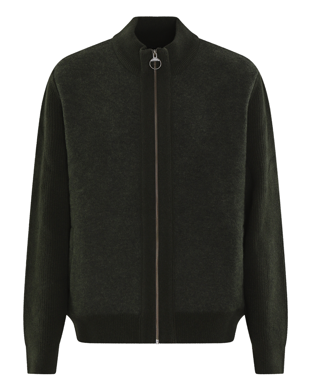 Heren Milburn Zip Sweater Groen