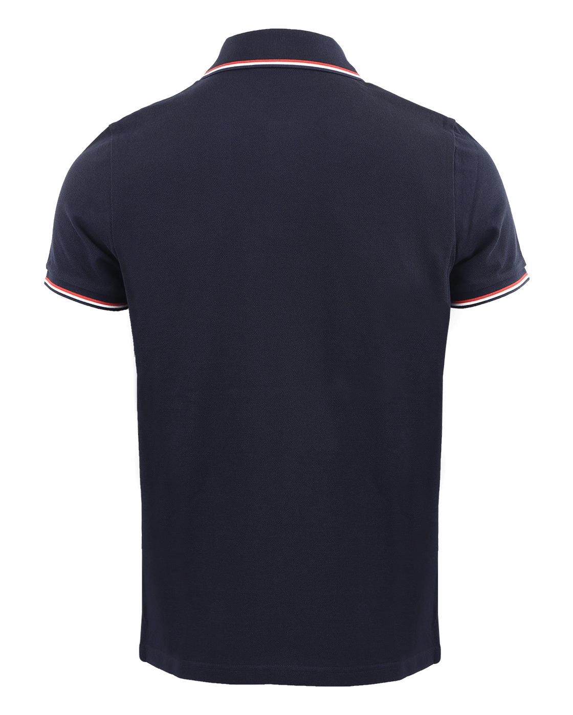 Heren Logo Patch Cotton Pique Blauw