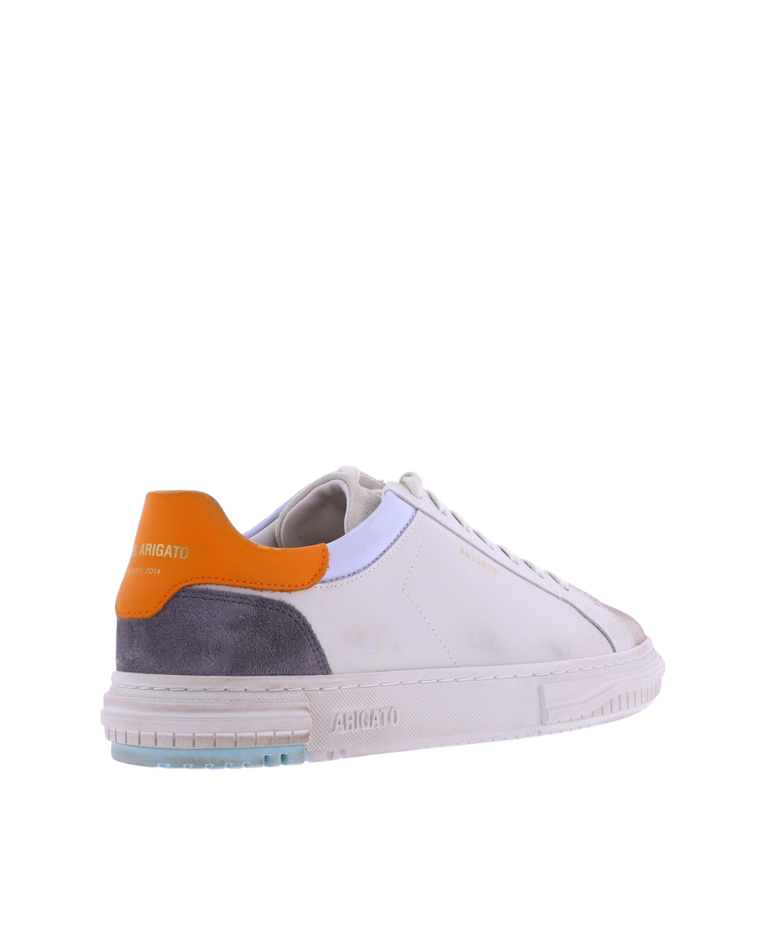 Heren Atlas Distressed Sneaker Wit