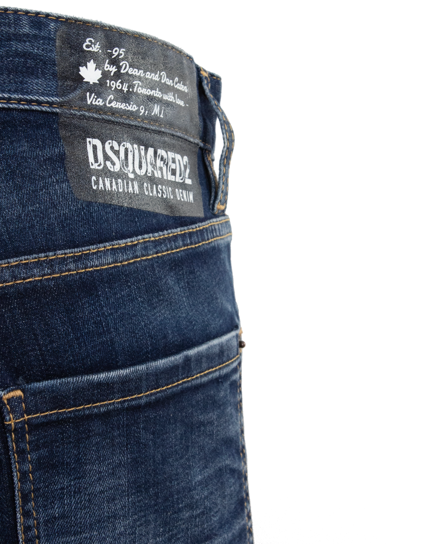 Heren Pants 5 Pockets Blauw