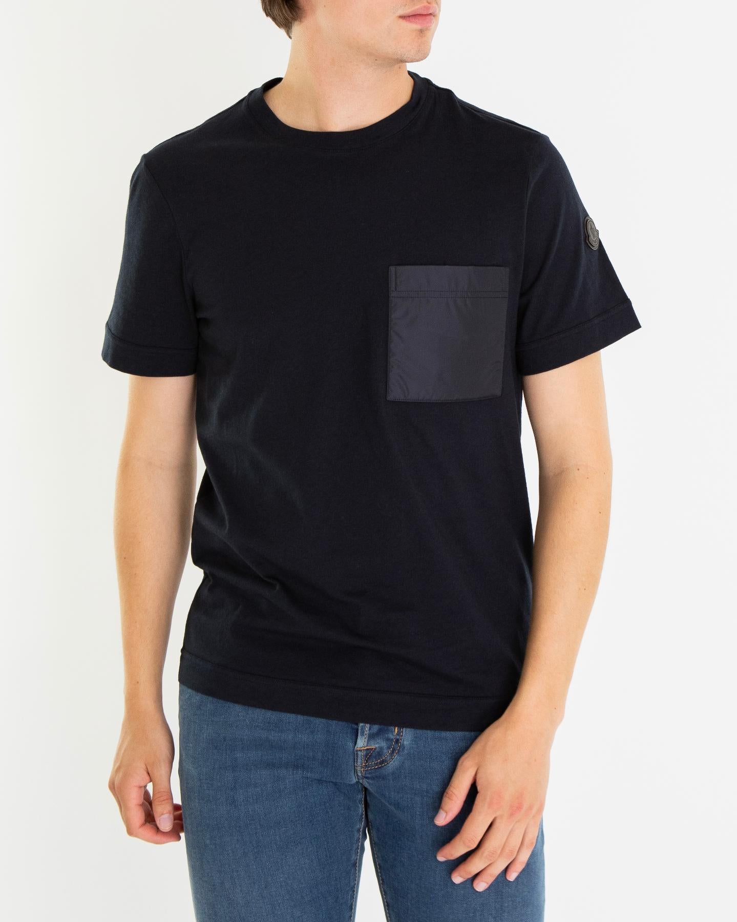 Heren Pocket T-Shirt Zwart