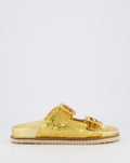 Gibaldi Damen Buckle Slipper Gold Metallic — huidige kleur