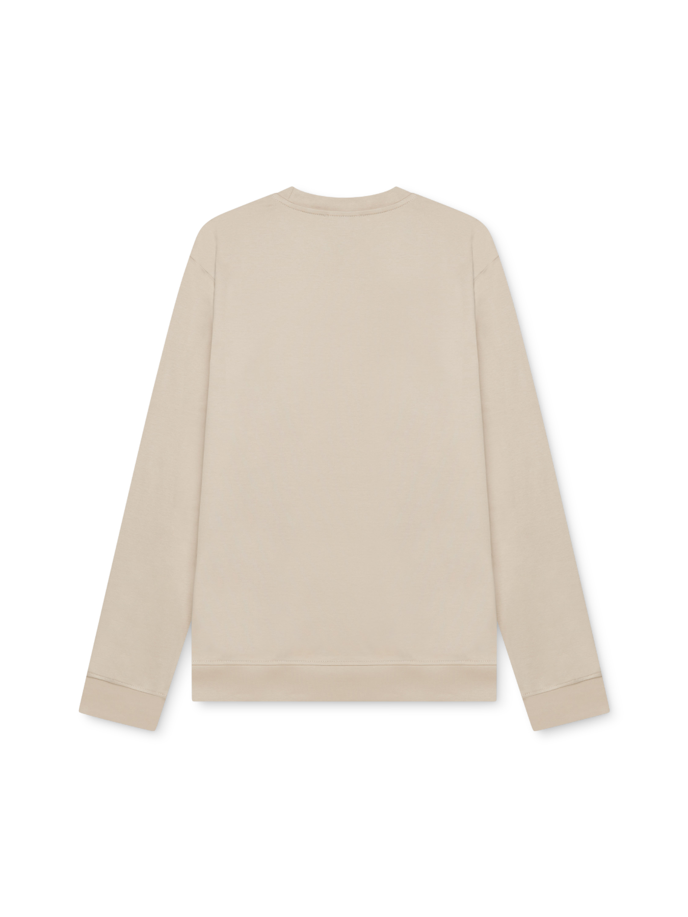 Heren Heavy Supima Sweater Beige