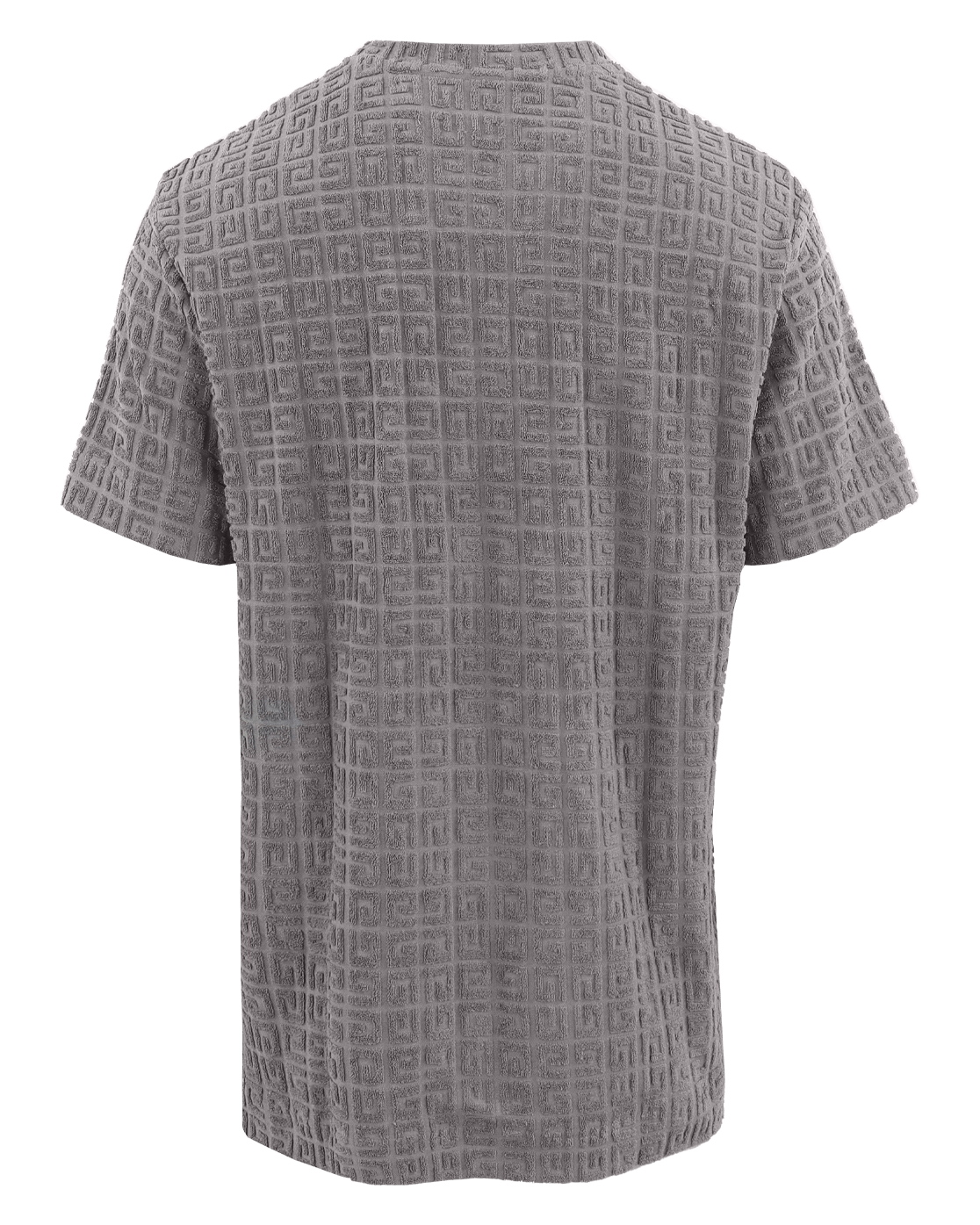 Givenchy Heren 4G Towelling Cotton Grijs T-shirt – foto 2