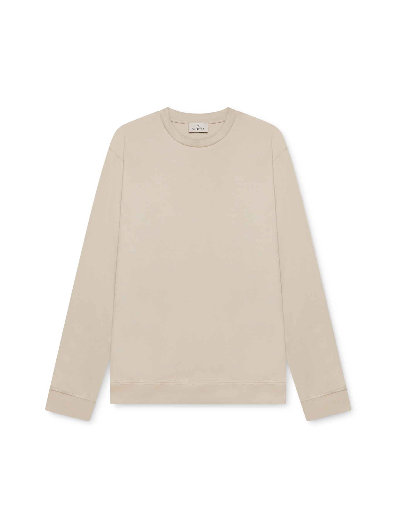 Heren Heavy Supima Sweater Beige