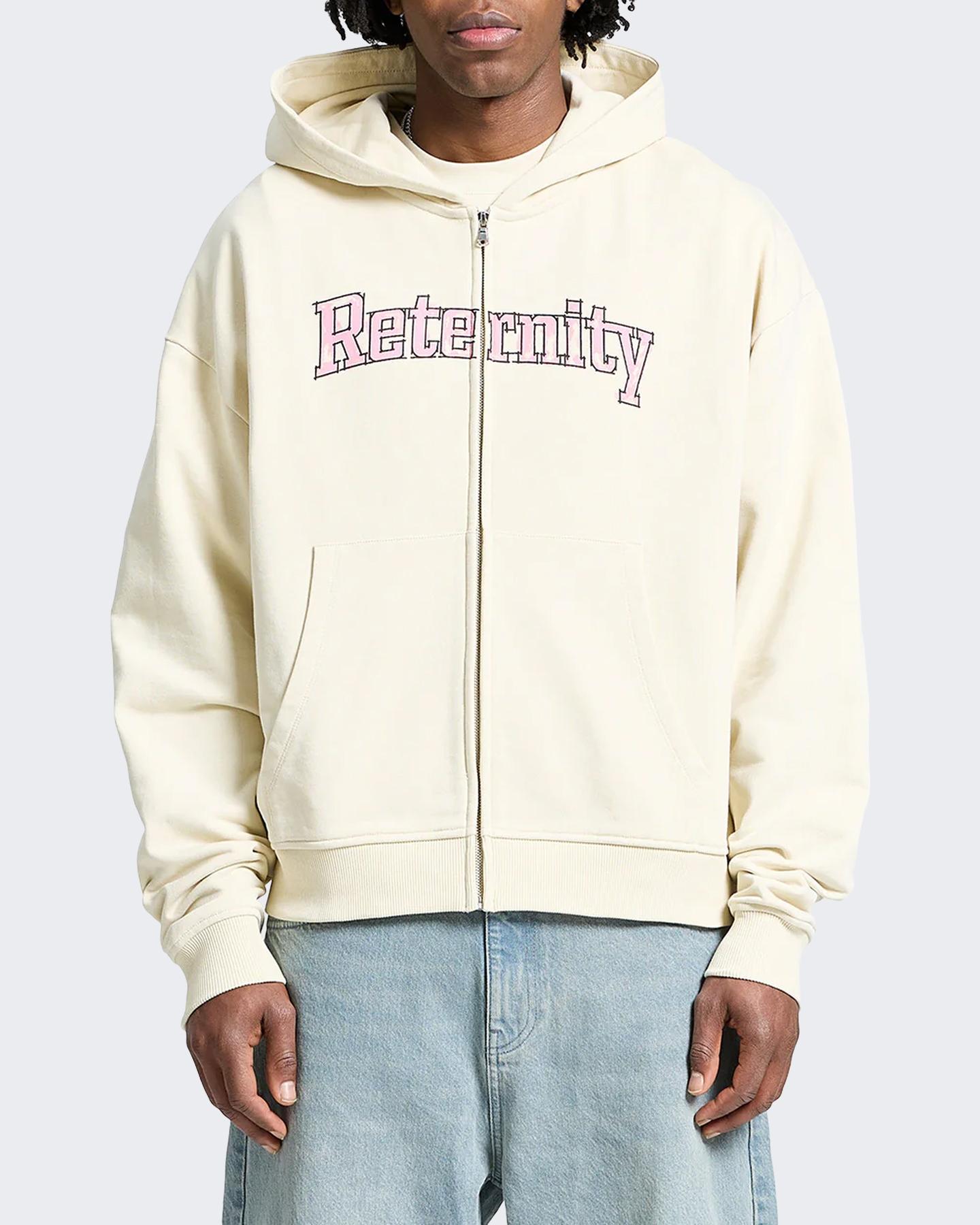 Heren Watercolor Zip Hoodie