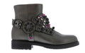 Albano Dames Harness Bi-Color Stud enkellaarsjes — huidige kleur