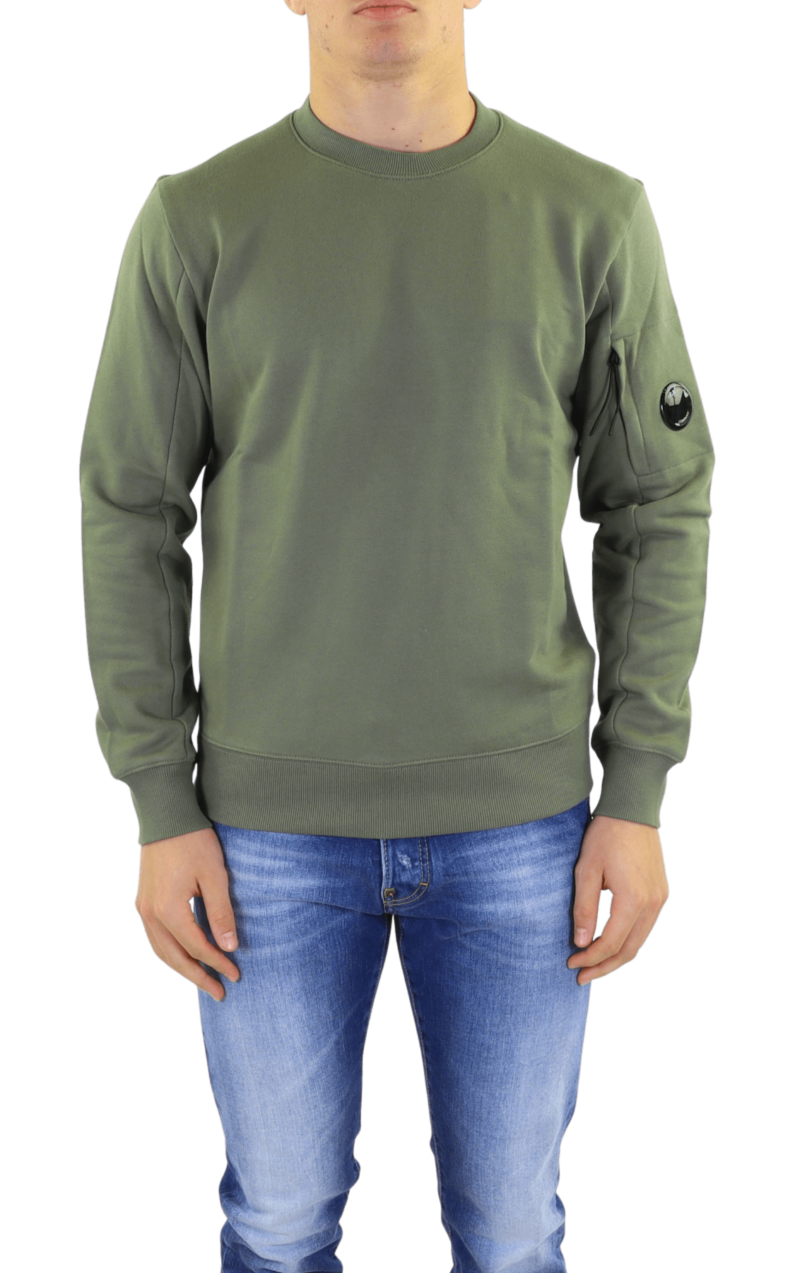 Heren Light Fleece Sweatshirt Groen