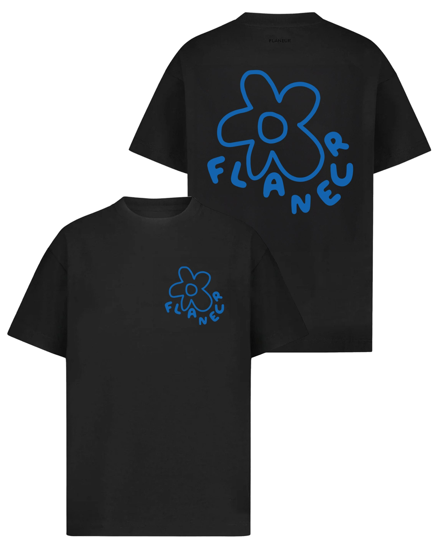 Heren Blossom T-Shirt Zwart