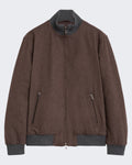 Herren Blouson Jacke in Braun — huidige kleur