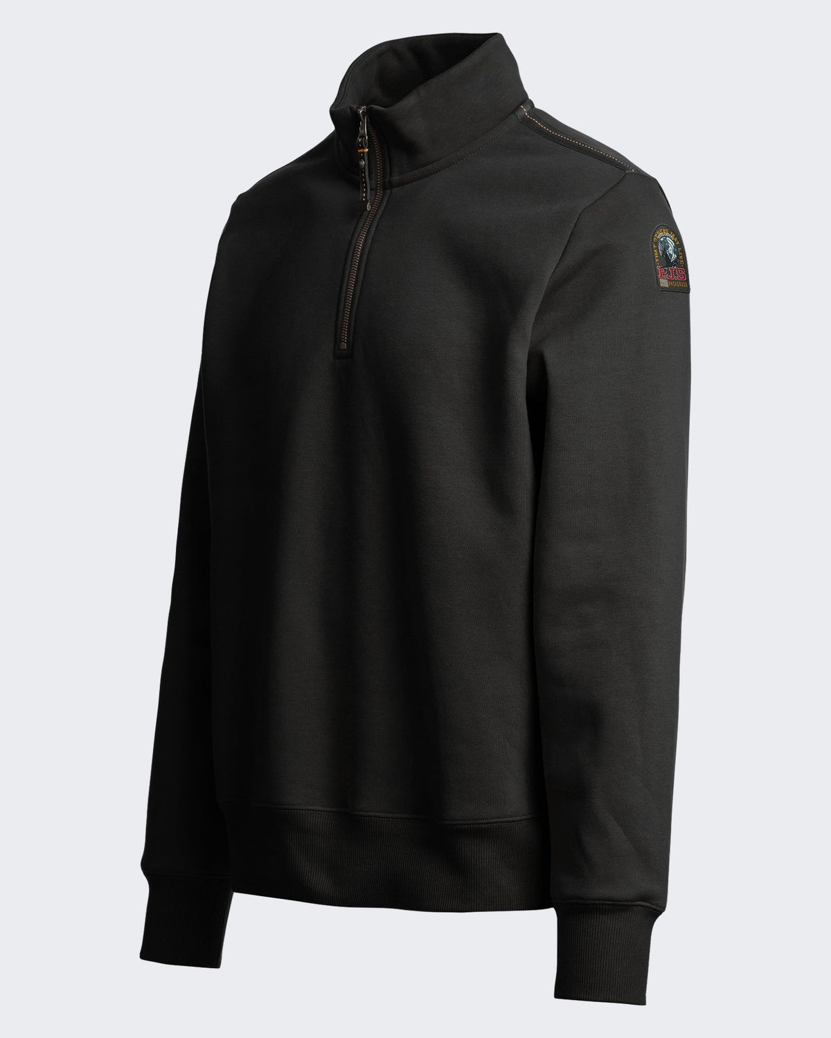 Parajumpers Heren Half-zip fleece trui Zwart - Eleganza.nl