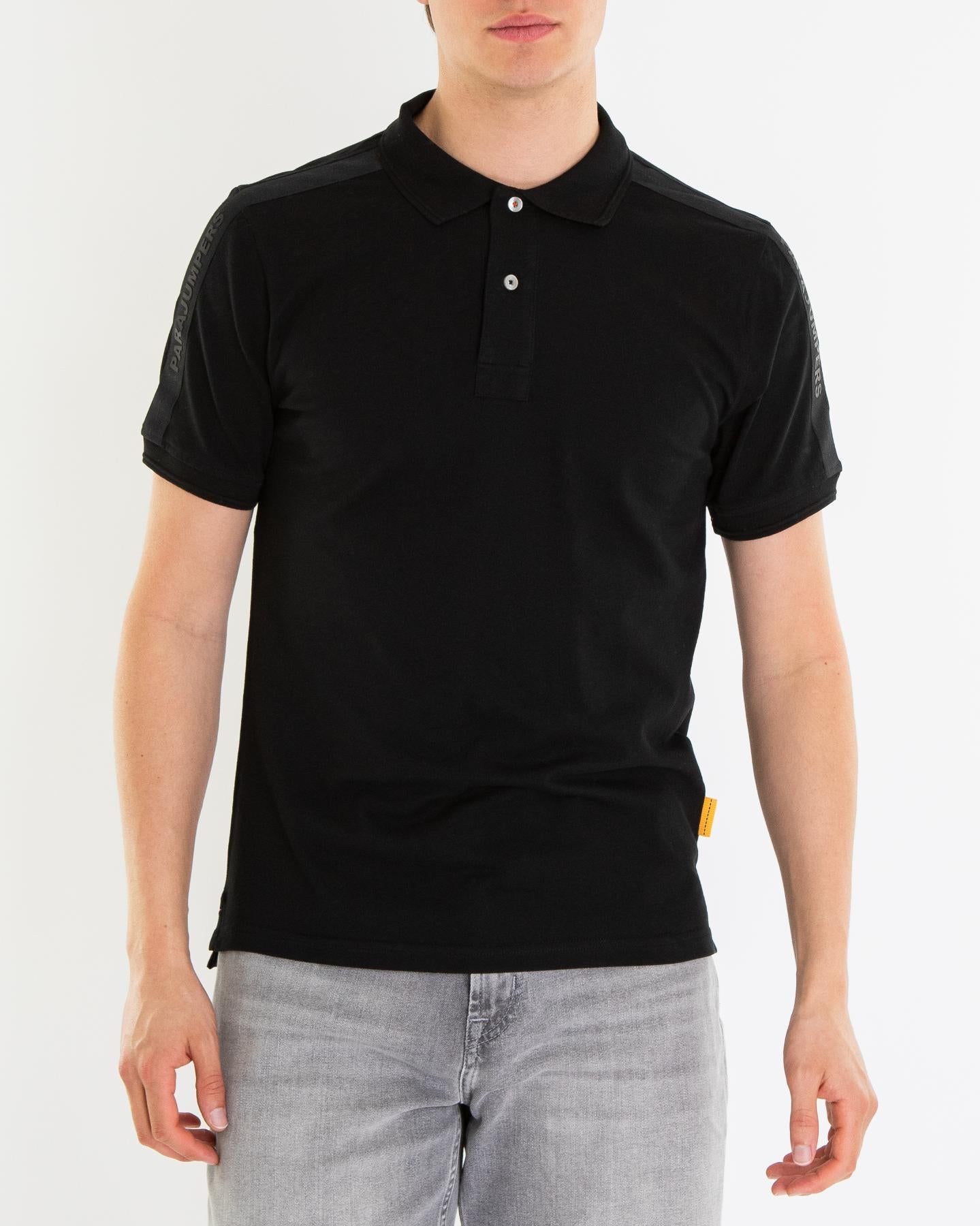 Parajumpers Heren Space Polo Zwart - Eleganza.nl