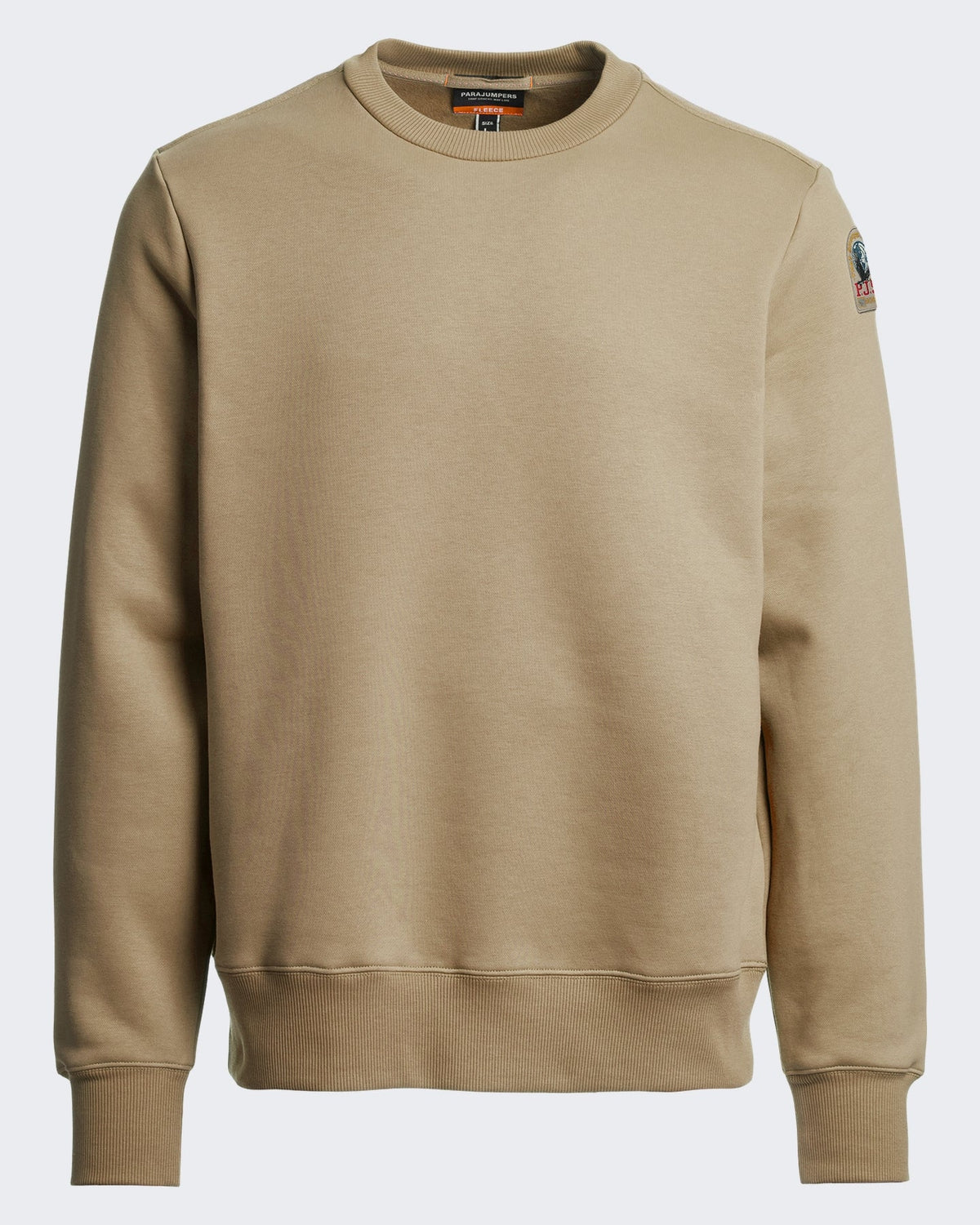 Parajumpers Heren Sweatshirt met ronde hals Beige - Eleganza.nl