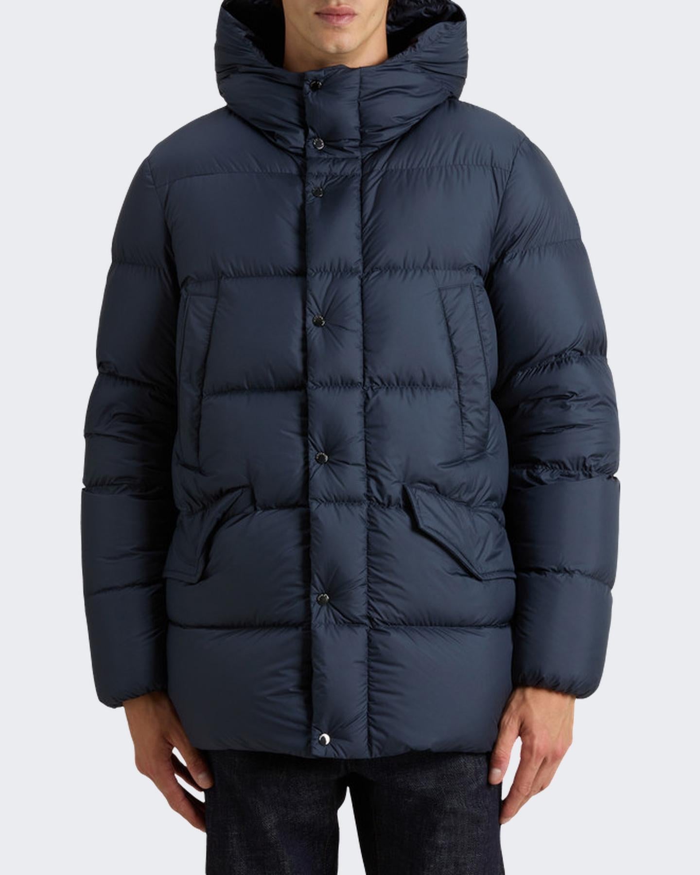 Heren Cloud Davis Parka Blauw