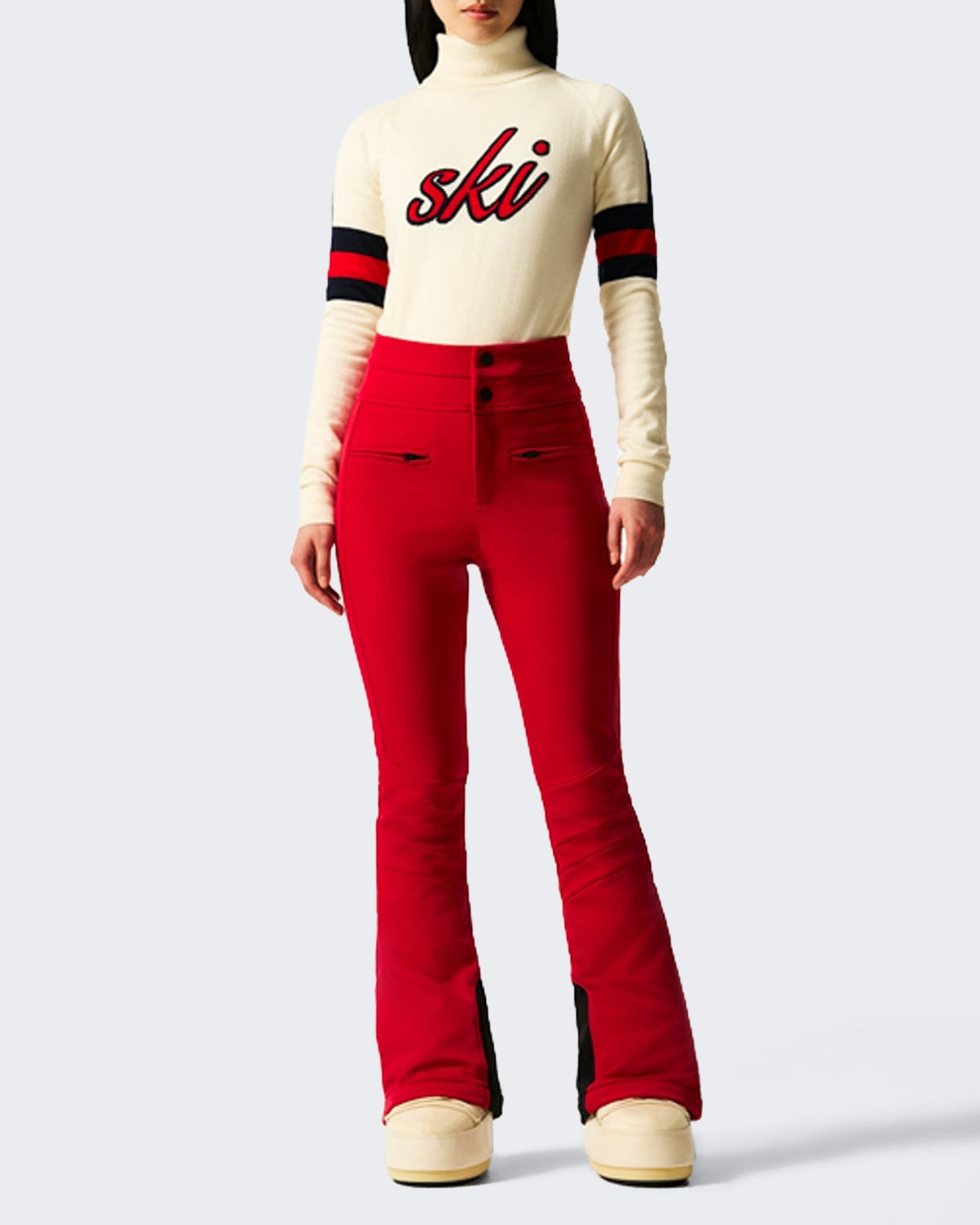 Perfect Moments Dames Skibroek met hoge taille Rood - Eleganza.nl