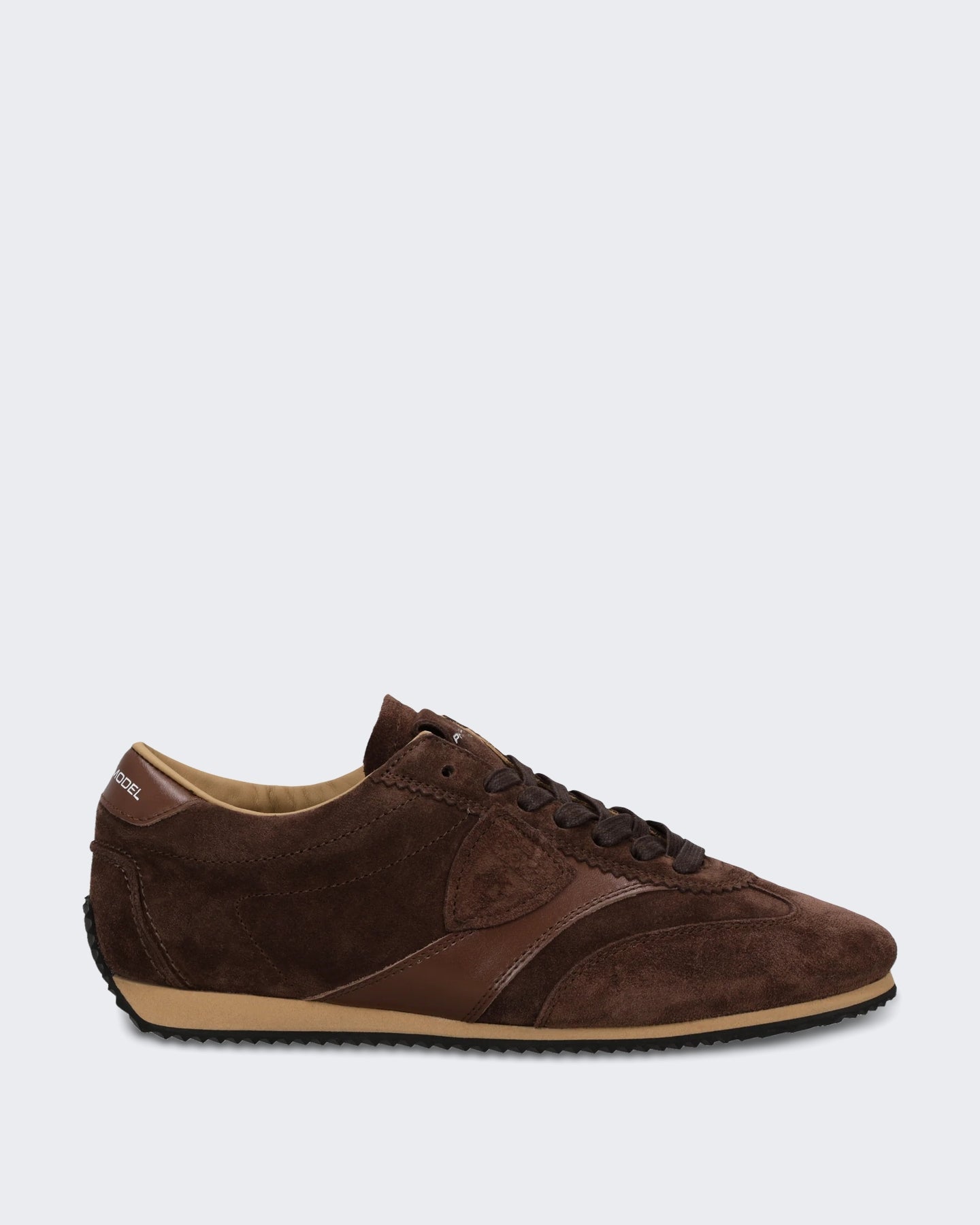 Philippe Model Dames Lage sneaker in bruine colorway Bruin - Eleganza.nl
