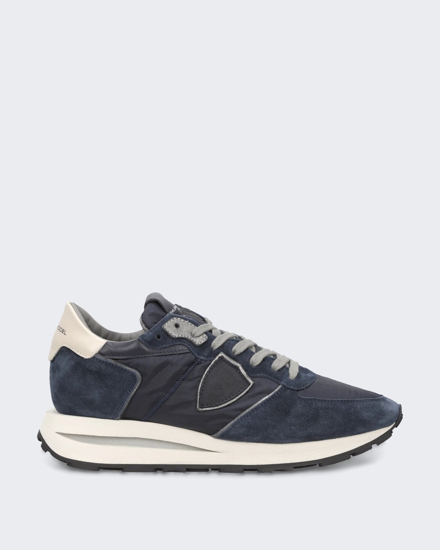 Philippe Model Heren Lage Tropez sneaker met sportief accent Blauw - Eleganza.nl